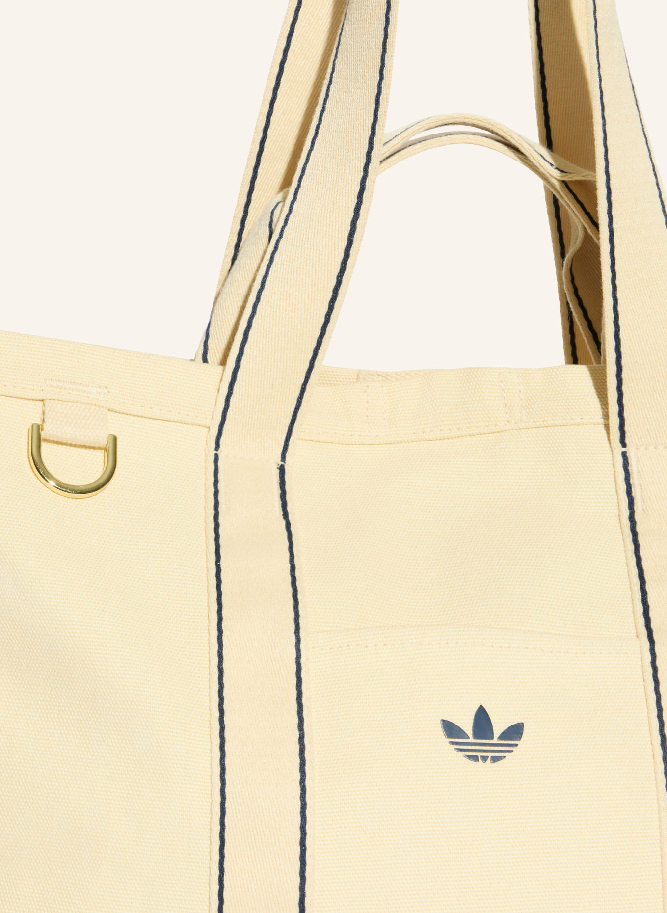 adidas Sporttasche ADIDAS ORIGINALS: CREME / GOLD / DUNKELBLAU