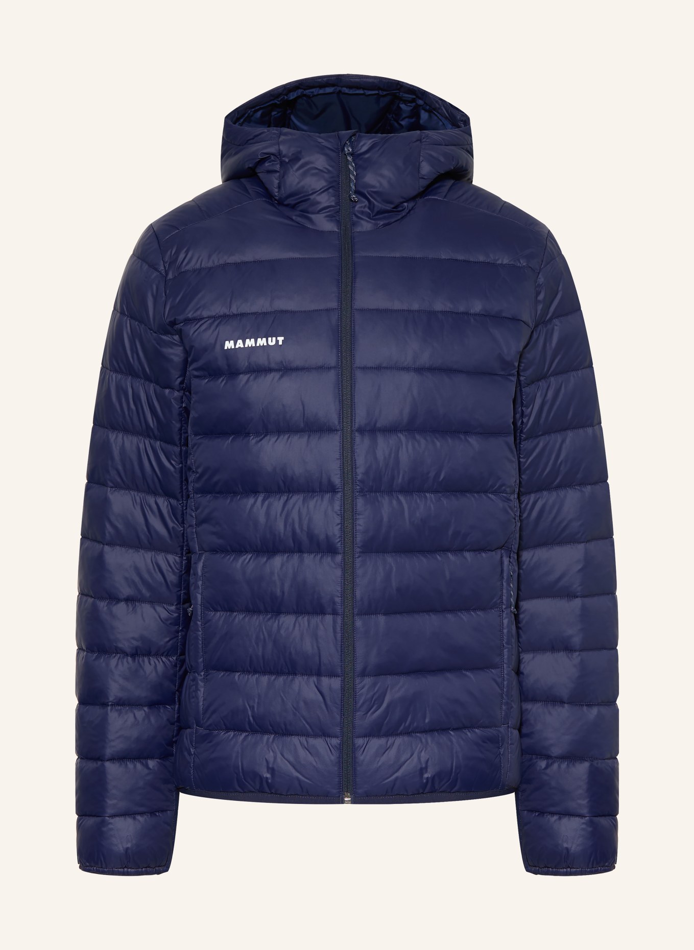MAMMUT Steppjacke CRAG IN HOODED: DUNKELBLAU