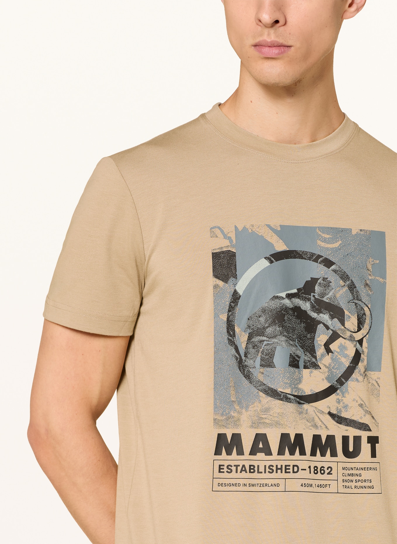 MAMMUT T-Shirt TROVAT: TAUPE