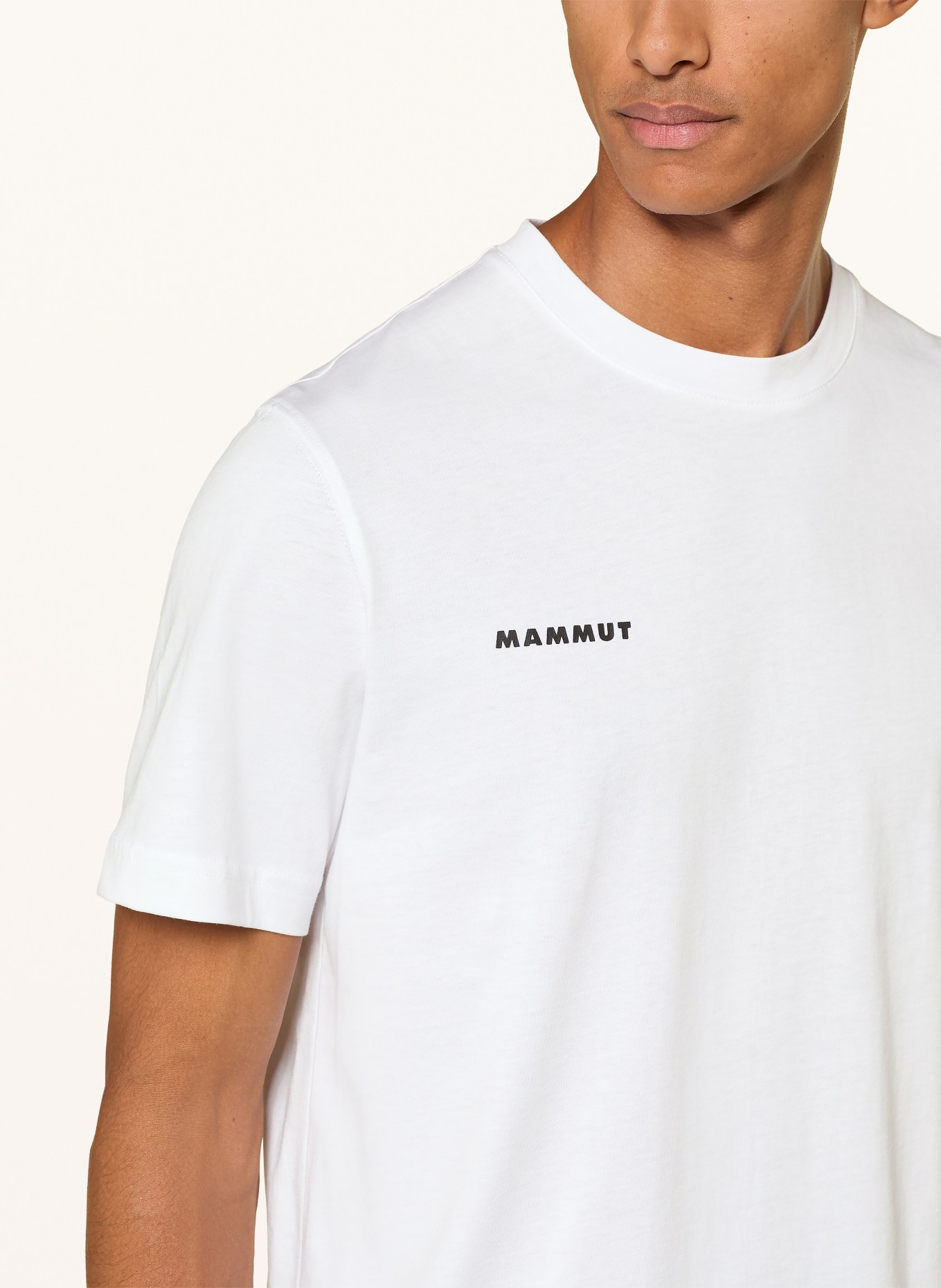 MAMMUT BASE Functional Shirt: WHITE