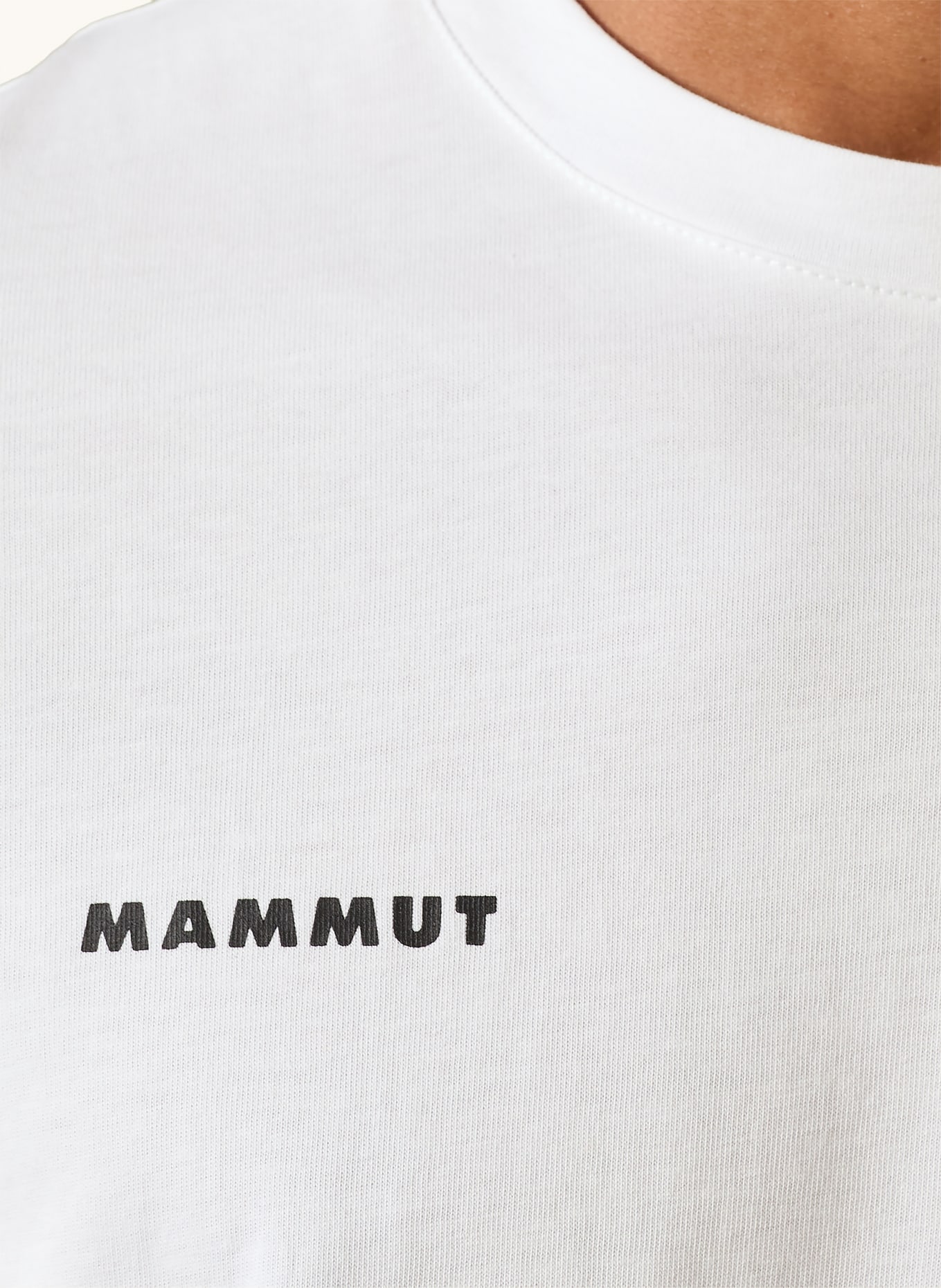 MAMMUT BASE Functional Shirt: WHITE