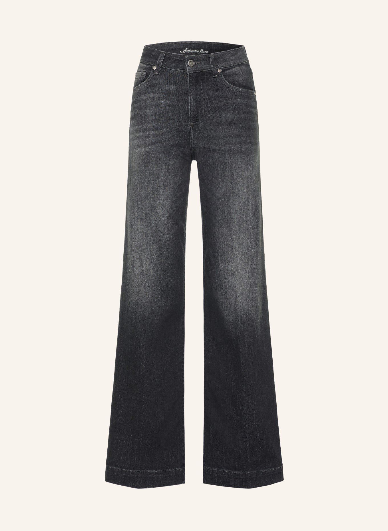 LIU JO Flared jeans: 8S504 Den.Black short suns