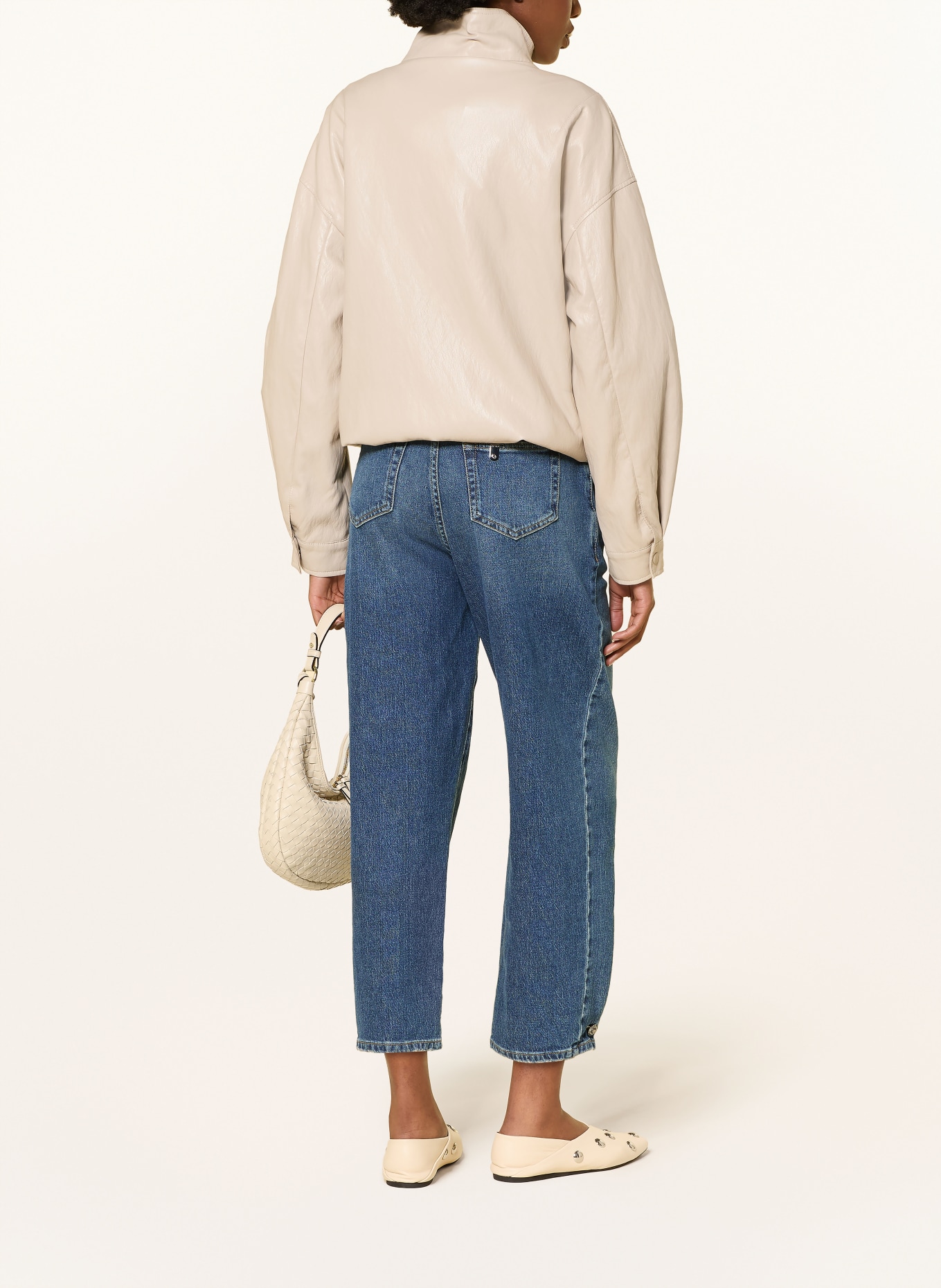 LIU JO Barrel-leg jeans: 79096 Den.Blue dk.charm wa