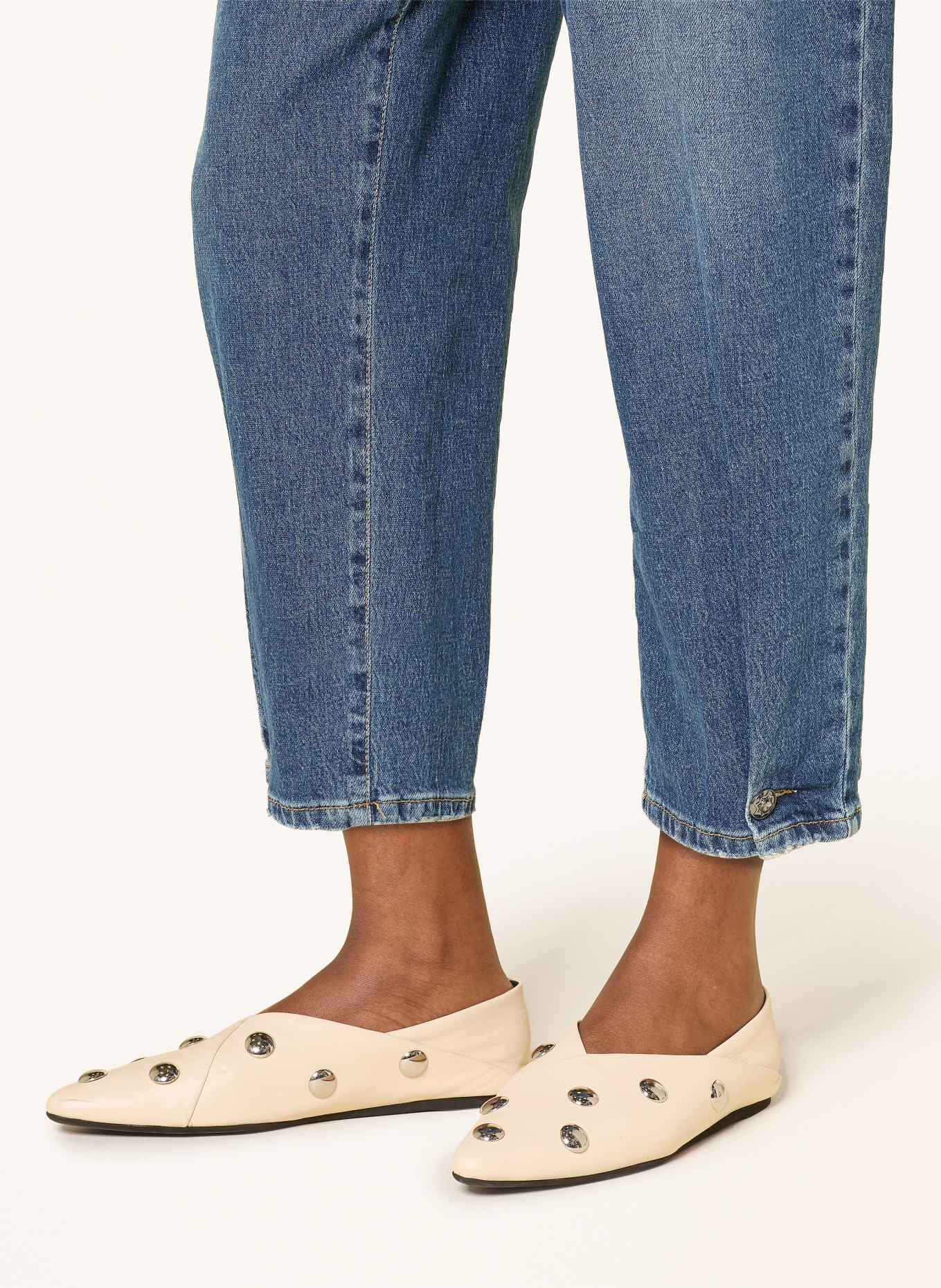 LIU JO Barrel-leg jeans: 79096 Den.Blue dk.charm wa