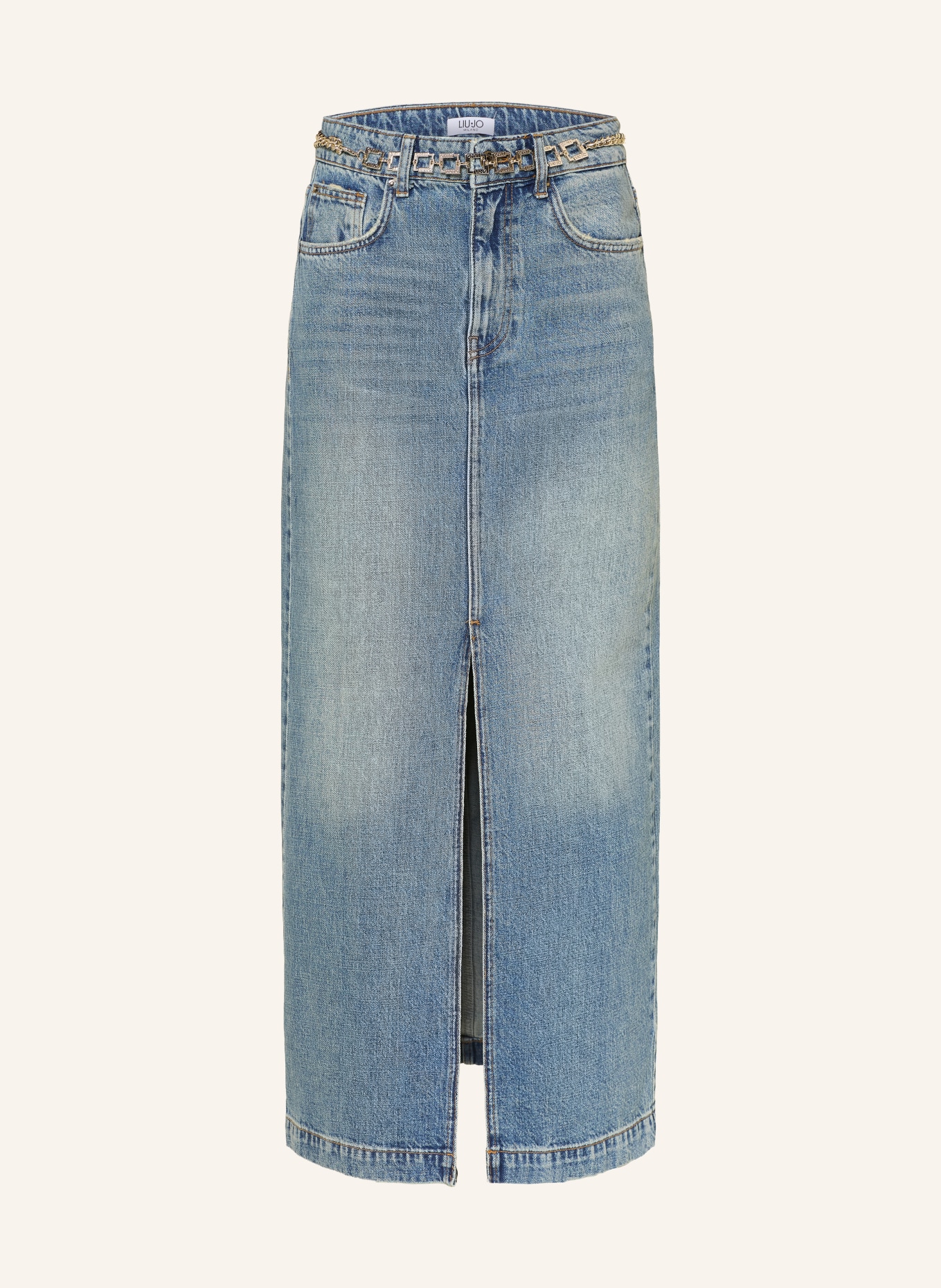 LIU JO Fustă din denim: ALBASTRU