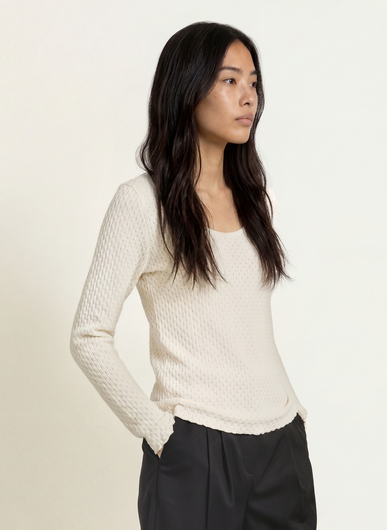 CPH MUSE Longsleeve CMBOBBIE: CREME