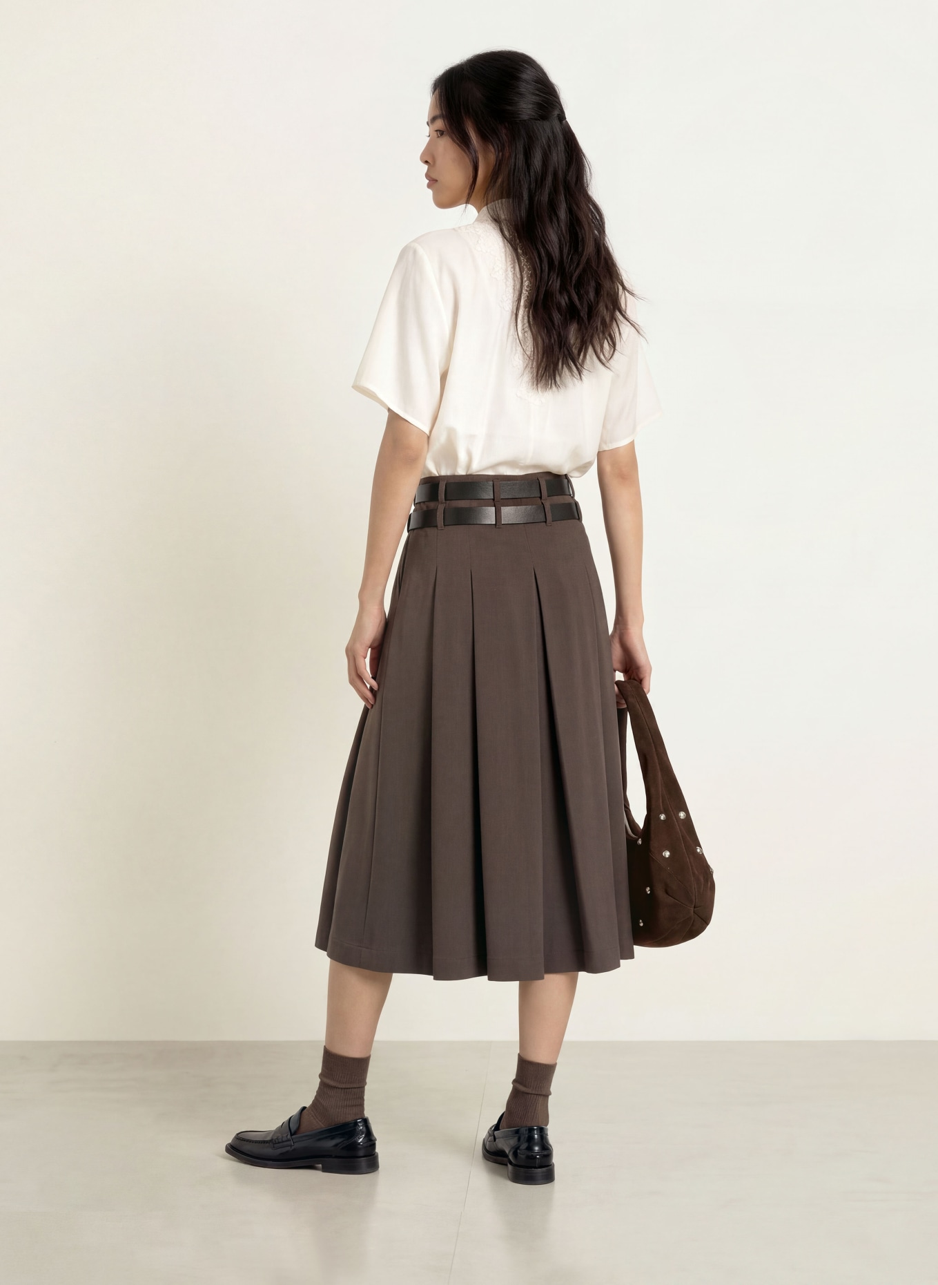CPH MUSE CMMOLLY shirt blouse with cutouts: ECRU