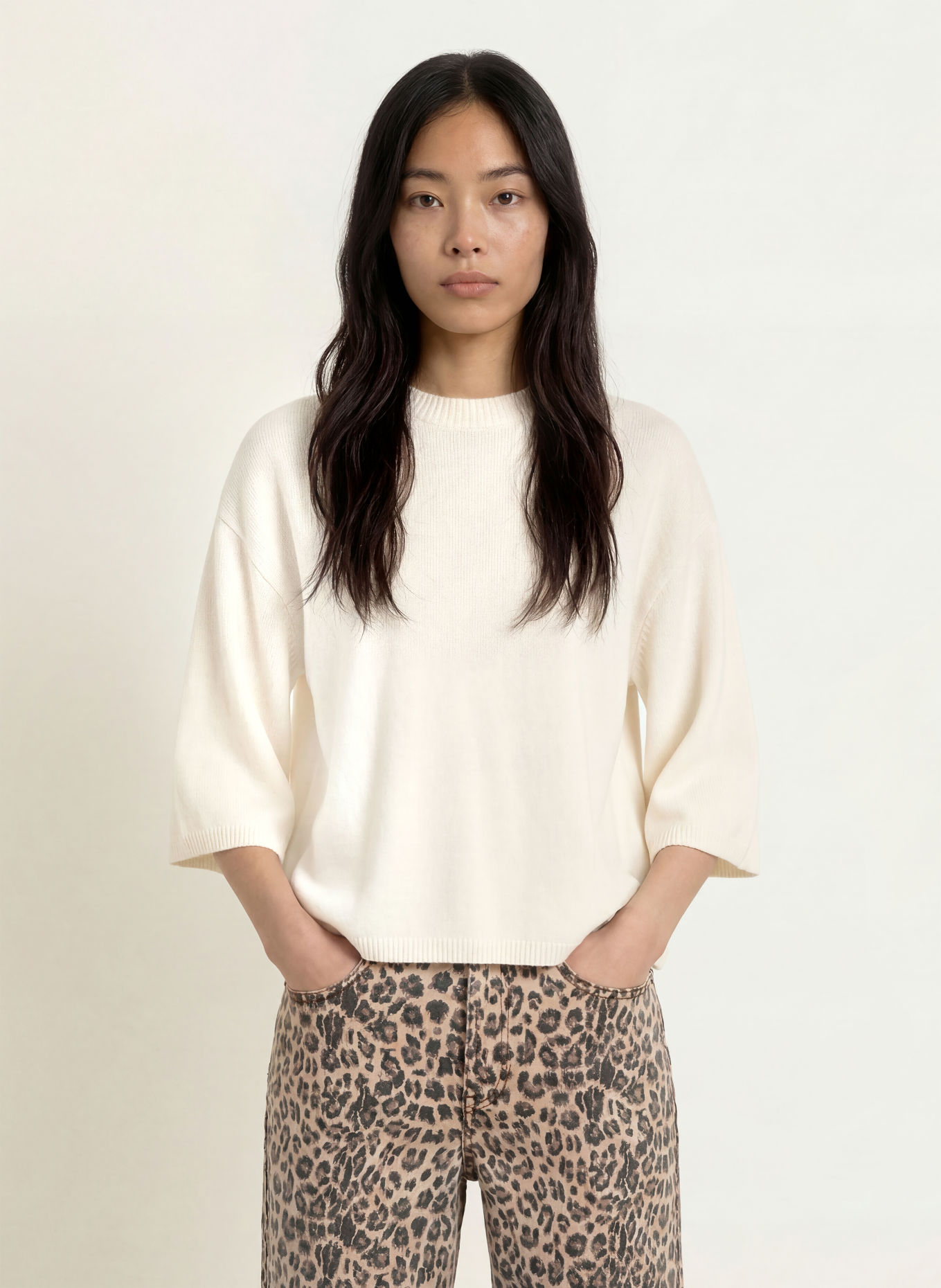 CPH MUSE Strickshirt CMSIENNA: ECRU