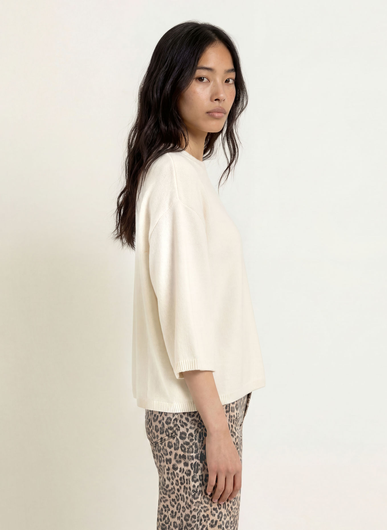 CPH MUSE Strickshirt CMSIENNA: ECRU