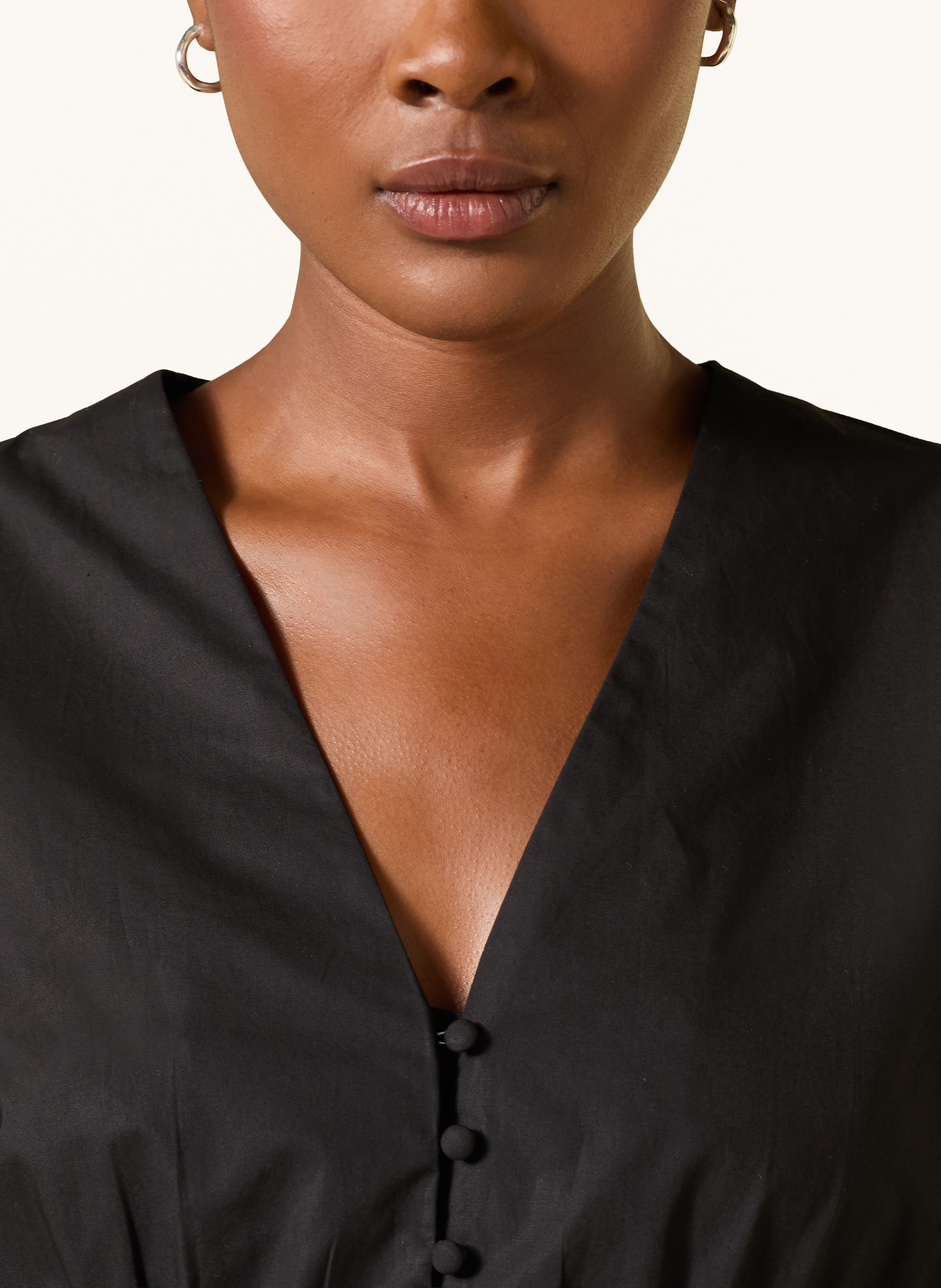 InWear Bluse HAZEIW mit 3/4-Arm: SCHWARZ