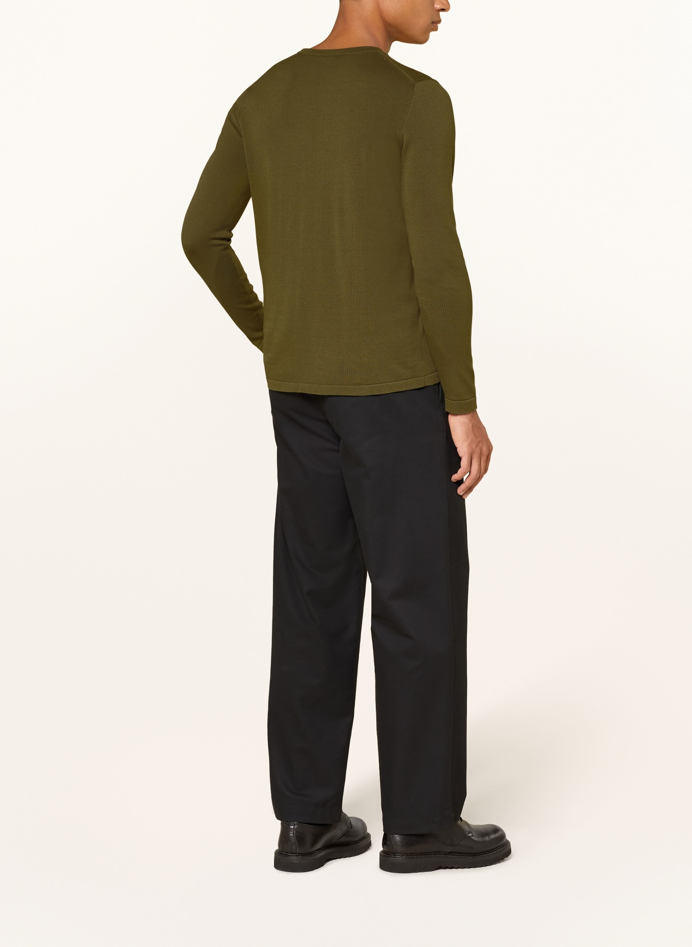 DRYKORN IRMINO Sweater: OLIVE