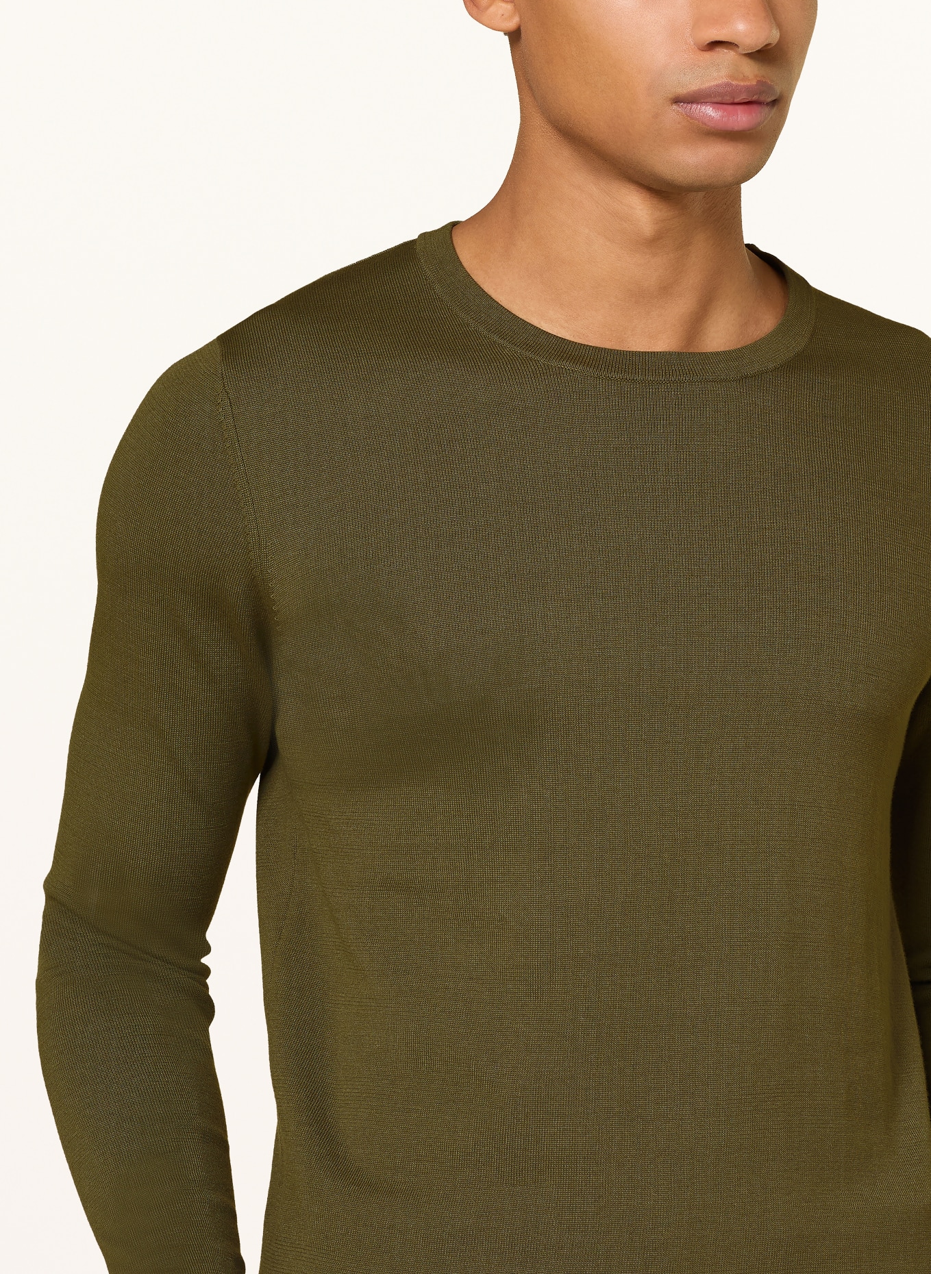 DRYKORN IRMINO Sweater: OLIVE