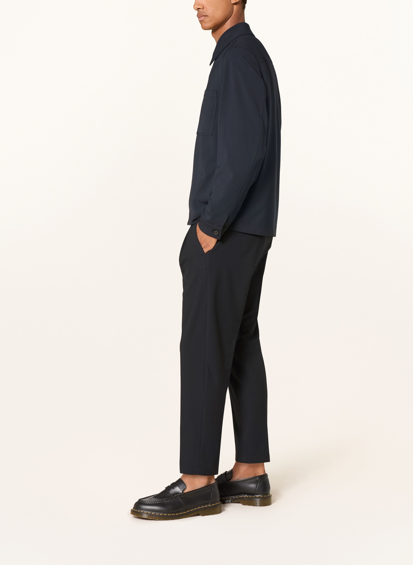 DRYKORN Chino CHASY Regular Fit: MØRKEBLÅ / SORT