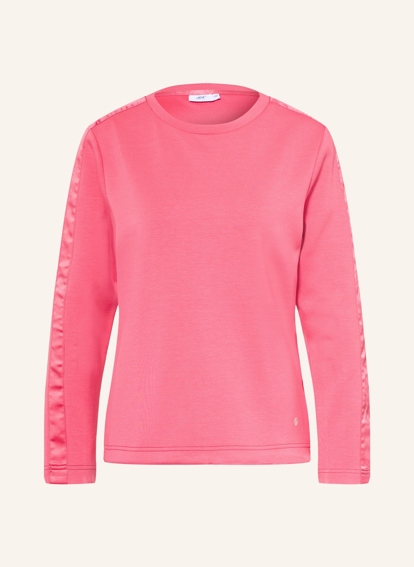 JOY sportswear LENI Sweatshirt with Braided Trim: PINK