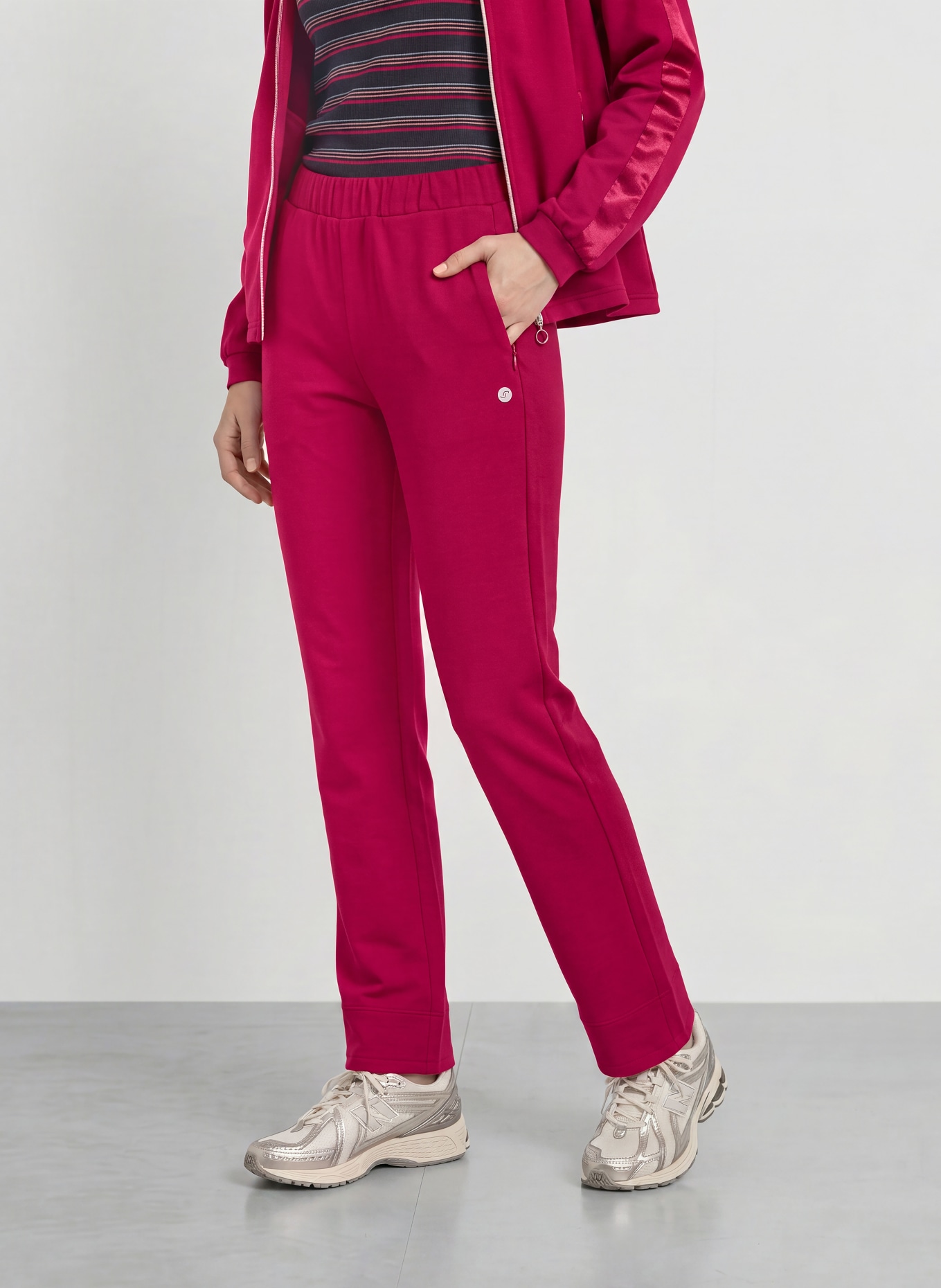JOY sportswear Spodnie dresowe LYDIA: FUKSJA