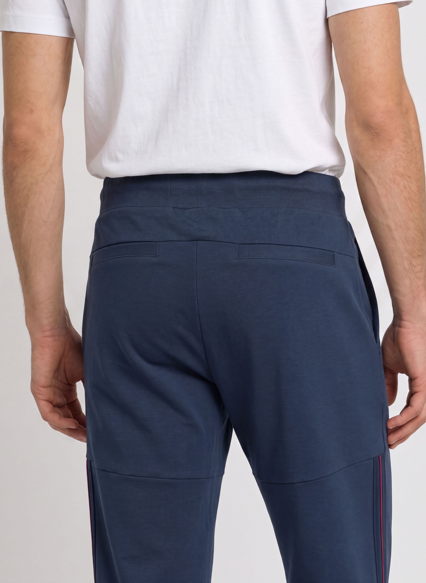 JOY sportswear CHARLIE-Sweatpant met galonstrepen: BLAUW