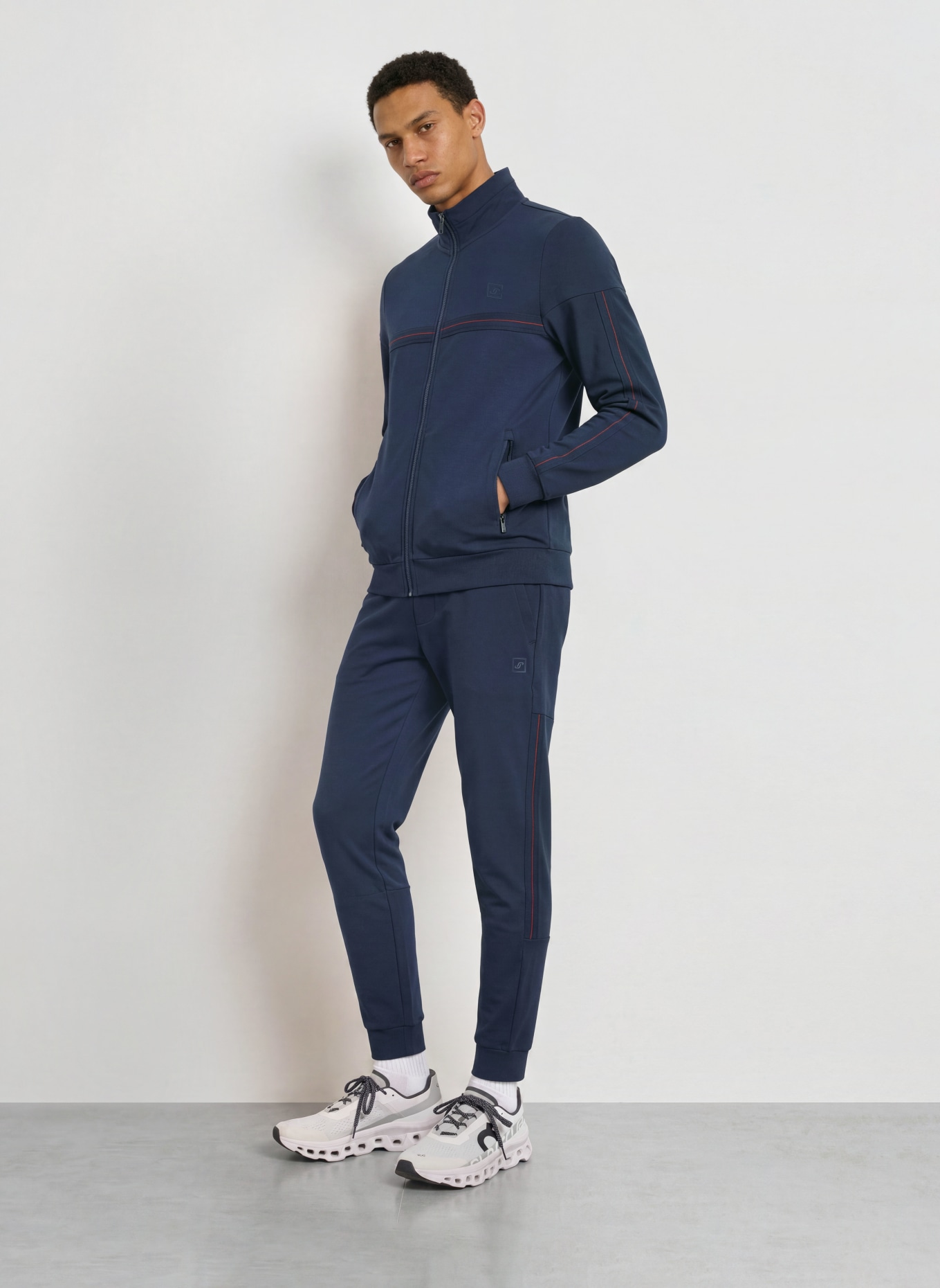 JOY sportswear Sweatjacke CORBINIAN: BLAU