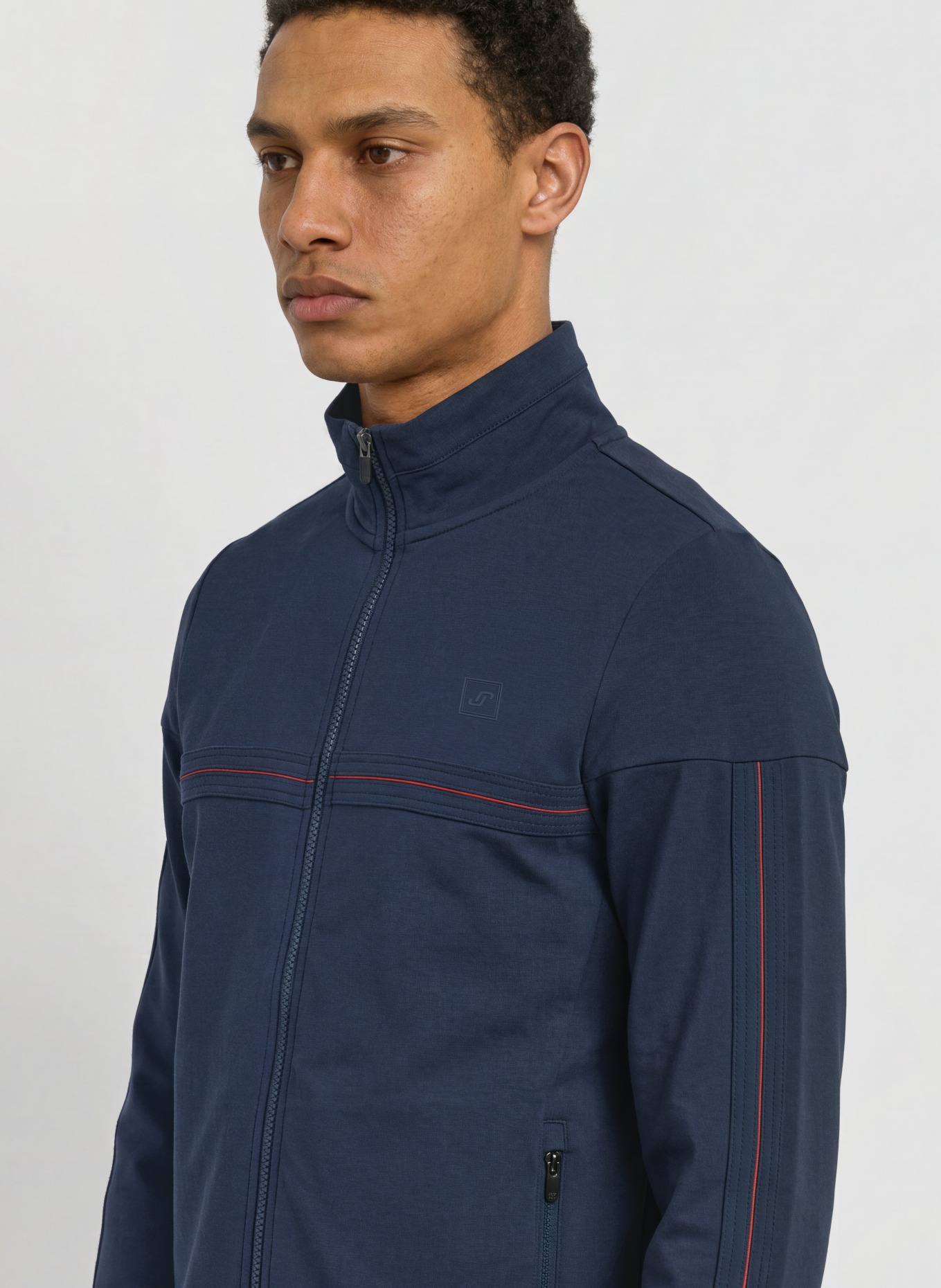 JOY sportswear Sweatjacke CORBINIAN: BLAU