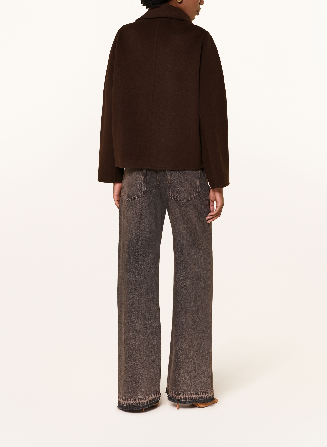 LUISA CERANO Jacket: DARK BROWN