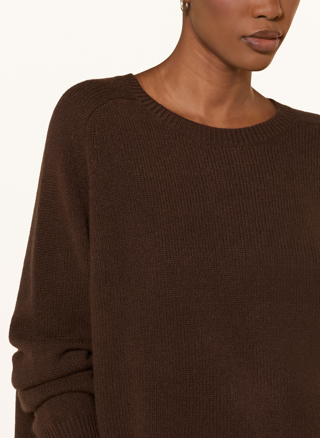 LUISA CERANO pull: MARRON FONCÉ