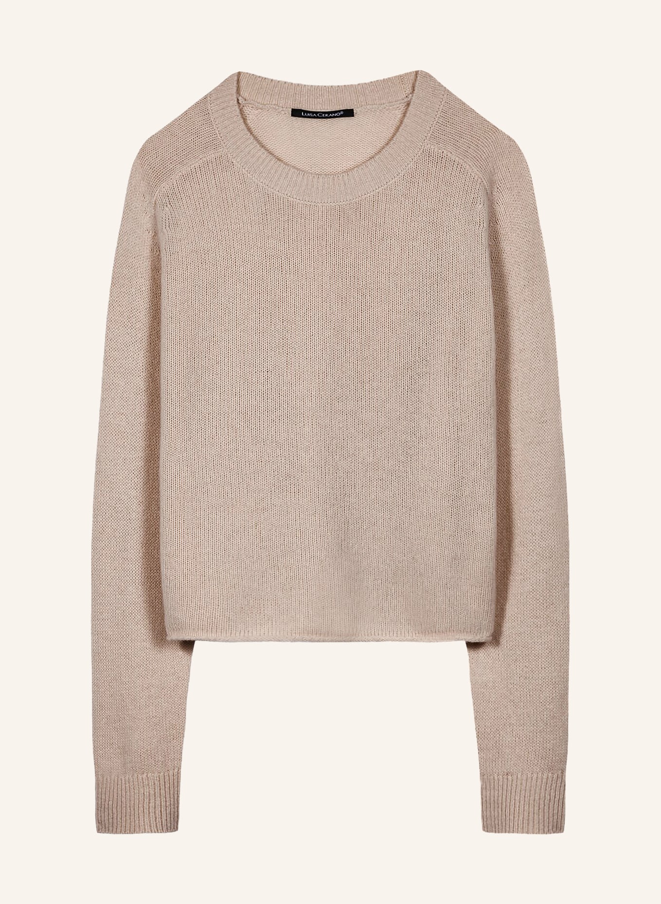 LUISA CERANO Pullover: HELLBRAUN