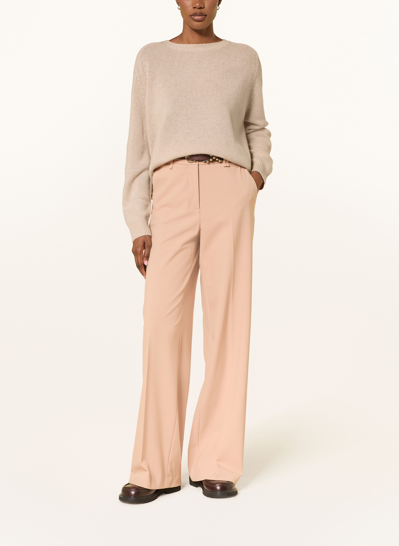 LUISA CERANO Pullover: HELLBRAUN
