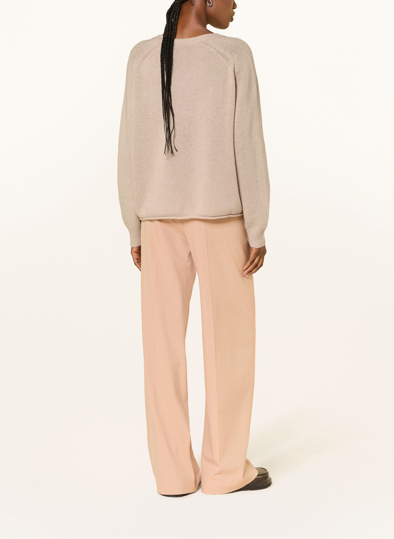 LUISA CERANO Pullover: HELLBRAUN