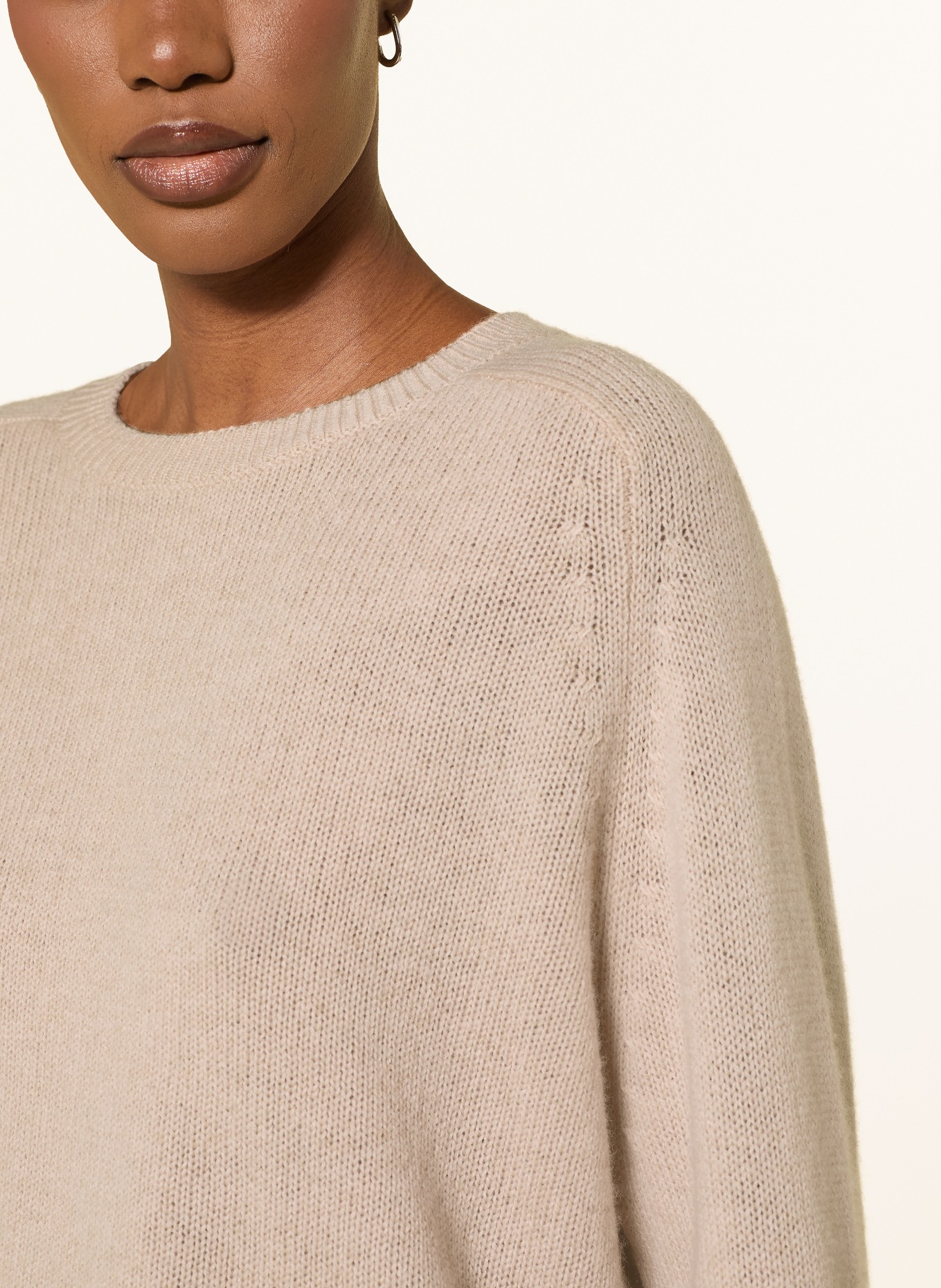 LUISA CERANO Pullover: HELLBRAUN