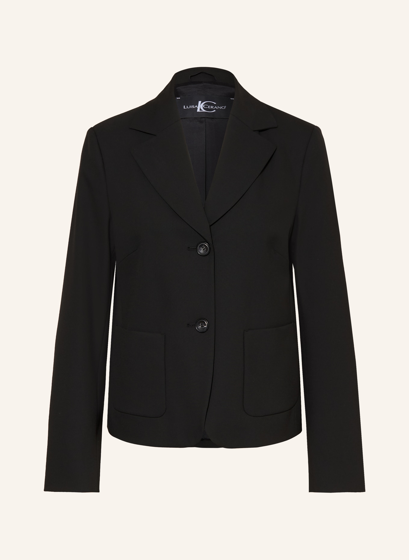 LUISA CERANO Blazer: SCHWARZ