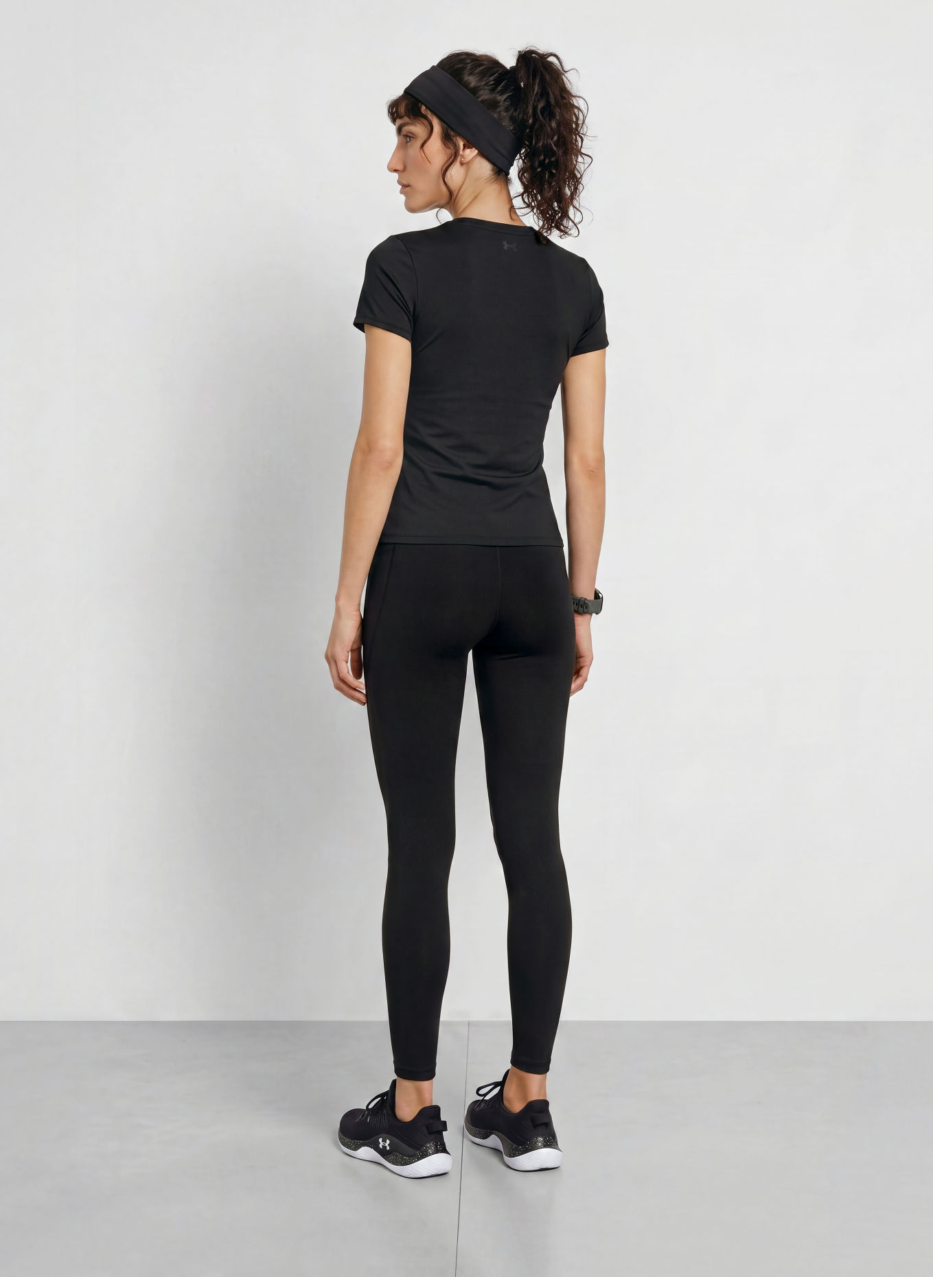UNDER ARMOUR Koszulka funkcyjna UA MERIDIAN CORE: CZARNY