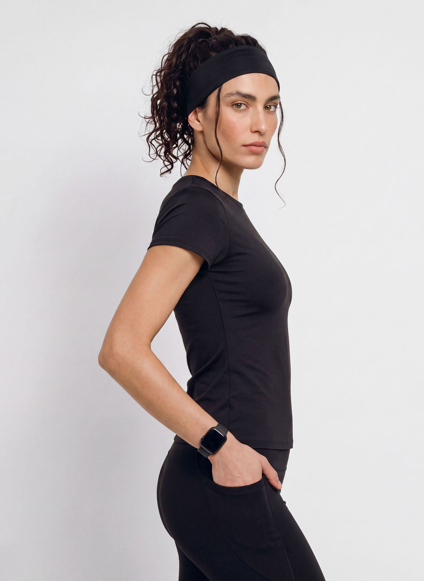 UNDER ARMOUR Koszulka funkcyjna UA MERIDIAN CORE: CZARNY