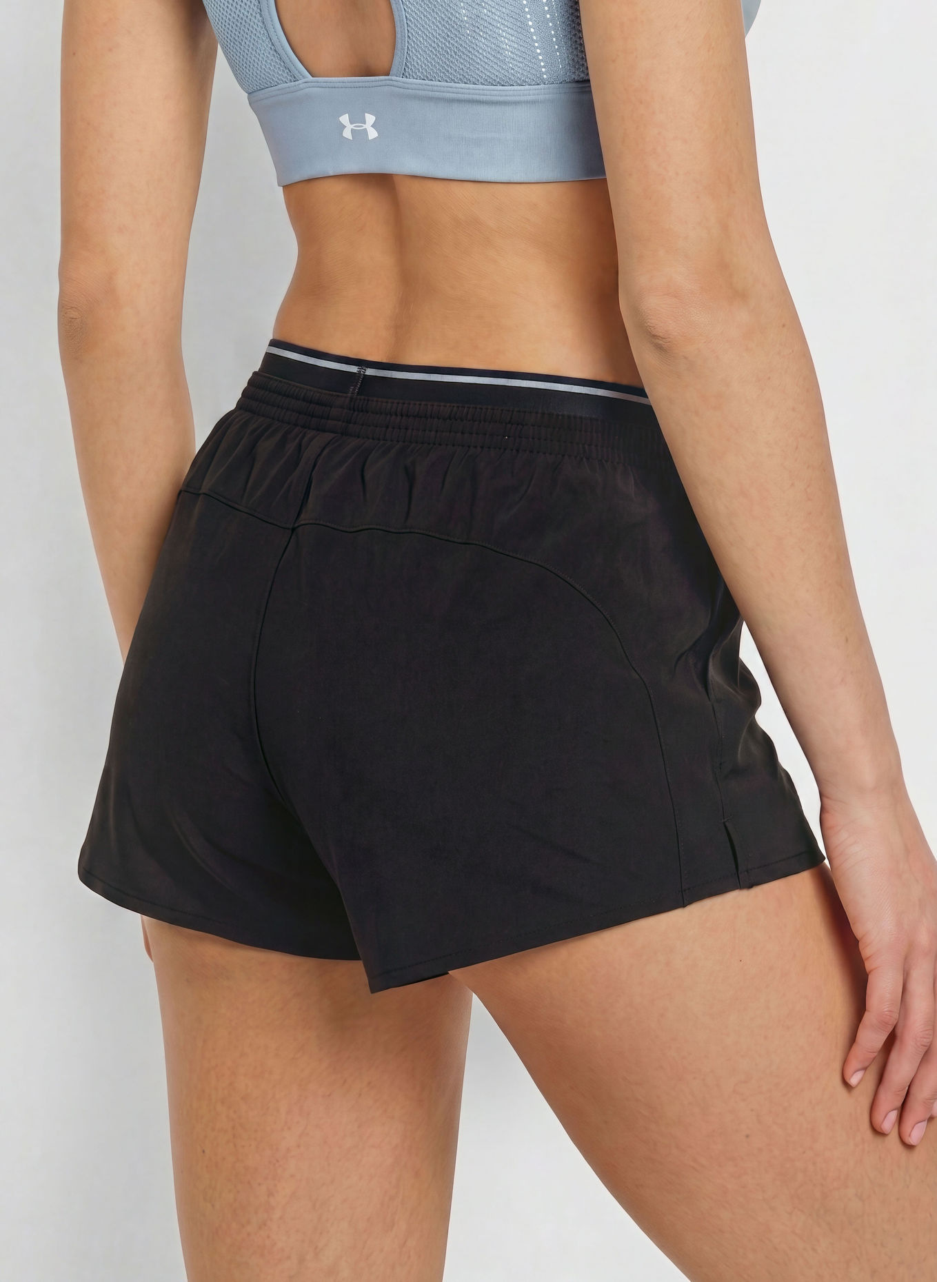 UNDER ARMOUR Short d'entraînement 2-en-1 UA VANISH WOVEN: NOIR