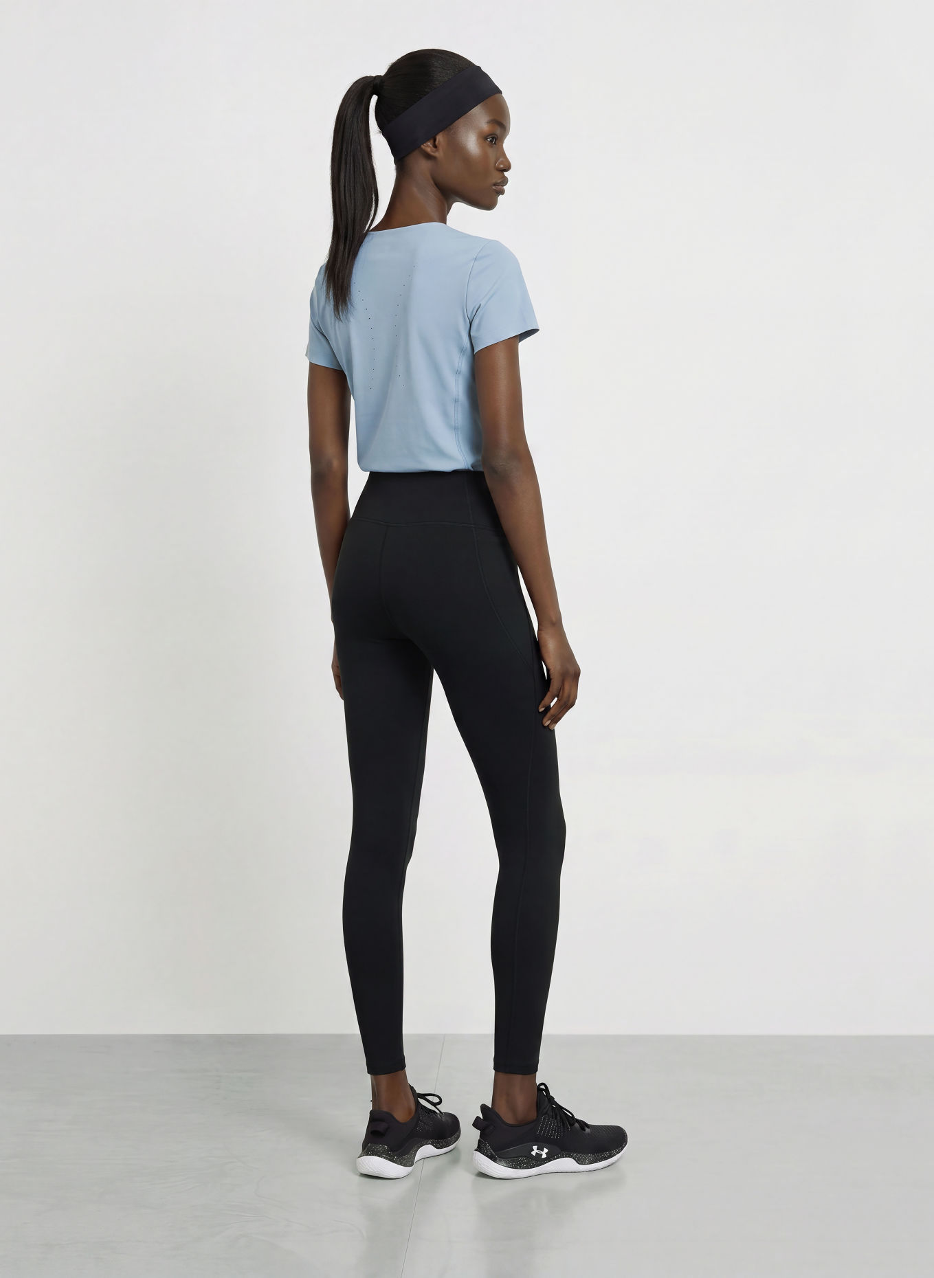 UNDER ARMOUR Collants UA MOTION: NOIR