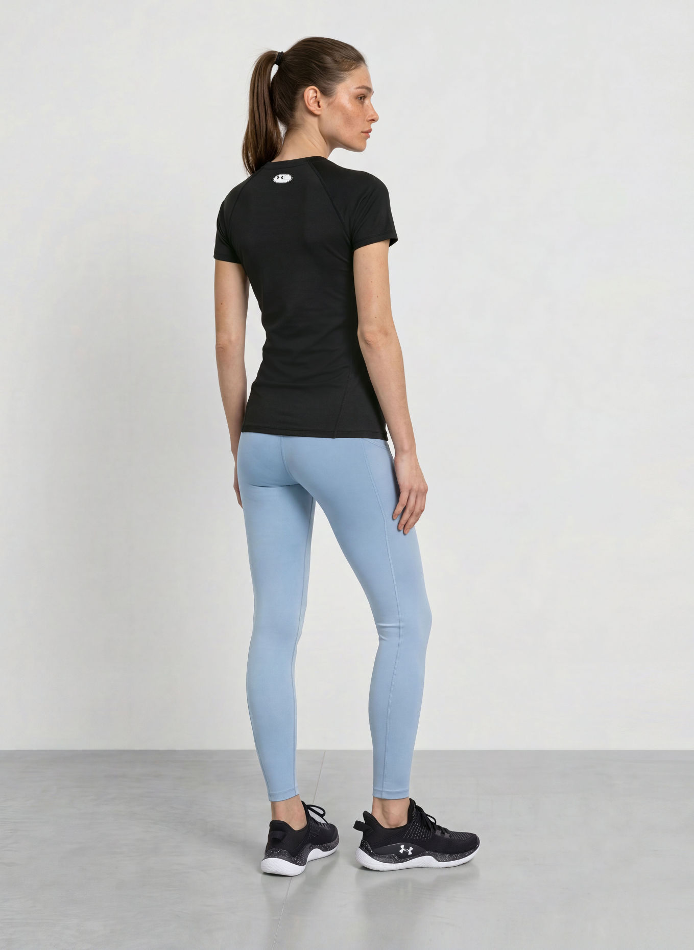 UNDER ARMOUR Koszulka funkcyjna UA AUTHENTICS: CZARNY