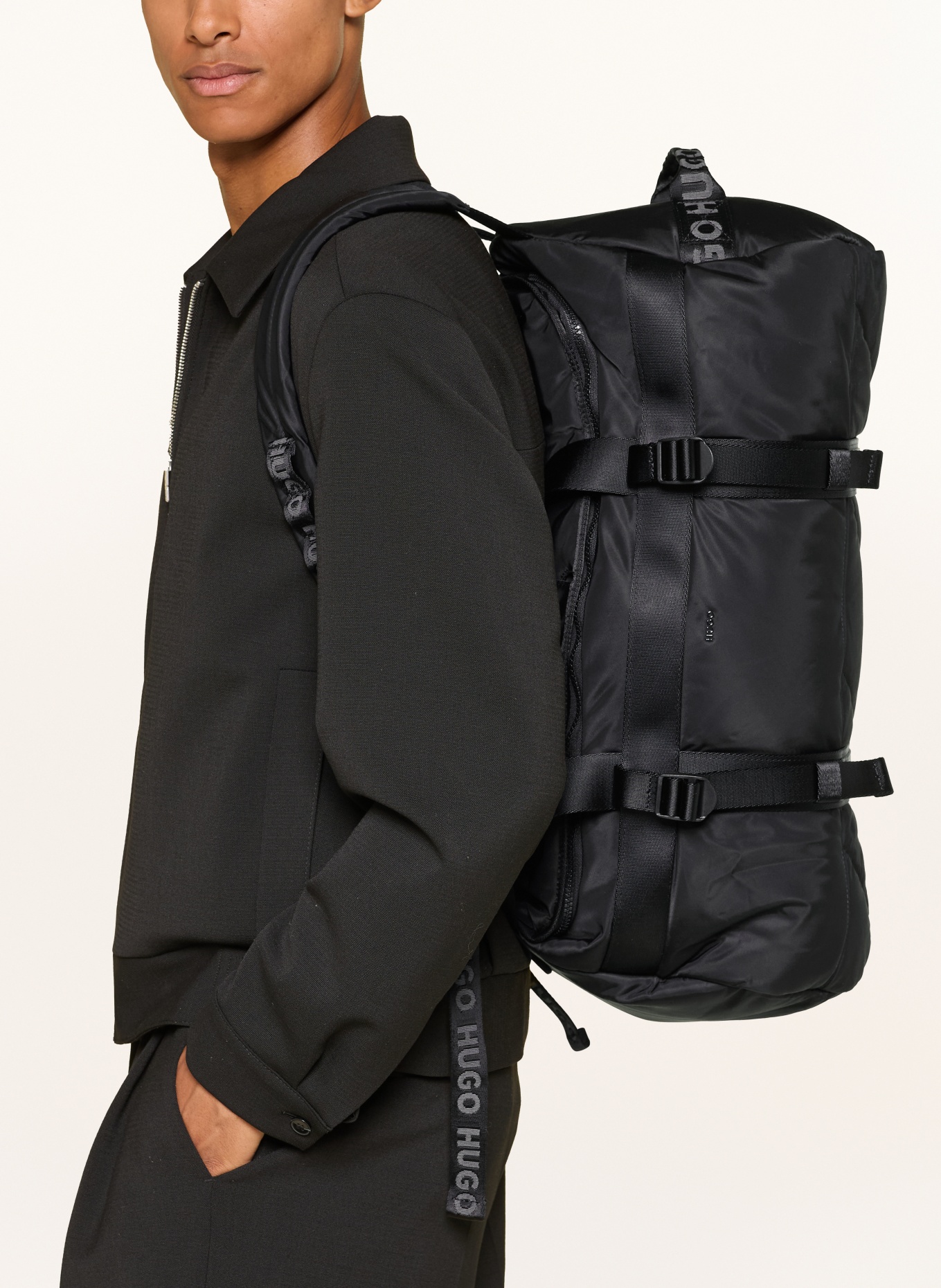 HUGO Weekender AYDEN: SCHWARZ