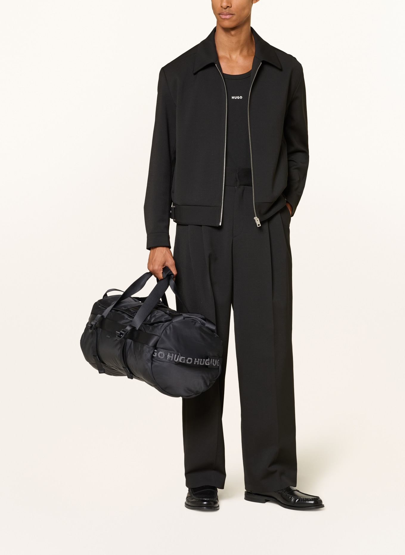 HUGO Weekender AYDEN: SCHWARZ