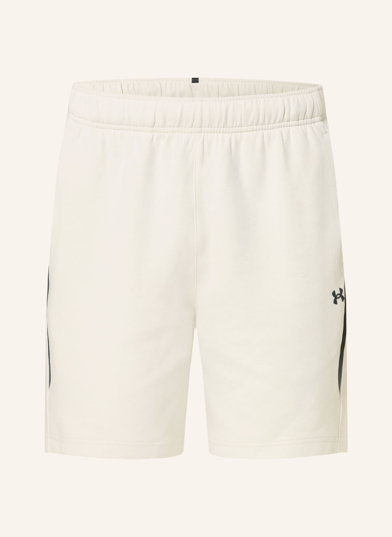 UNDER ARMOUR Short en molleton UA UNSTOPPABLE: CRÈME