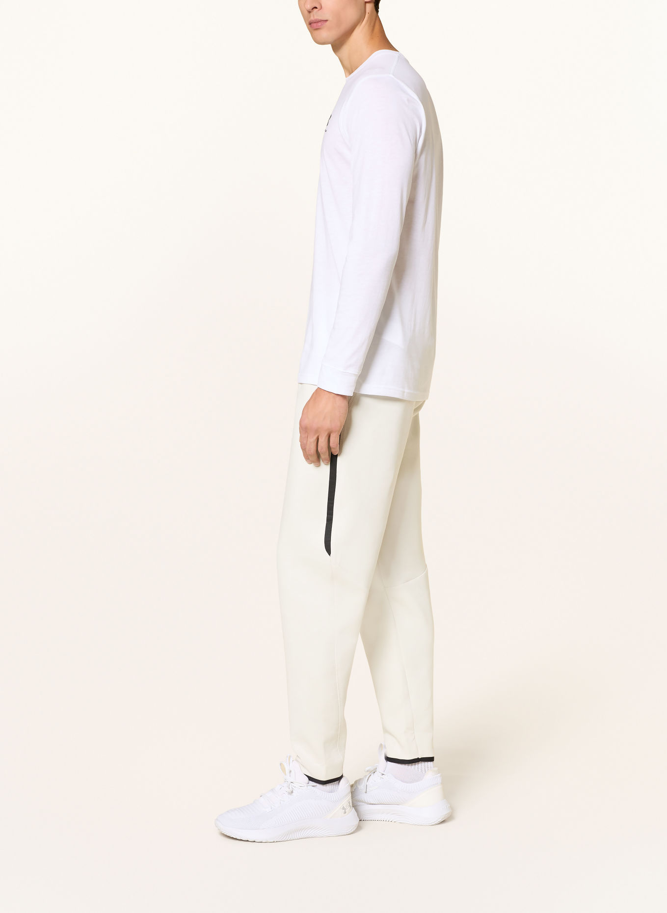 UNDER ARMOUR Pantalon en molleton UA UNSTOPPABLE FLEECE: BLANC