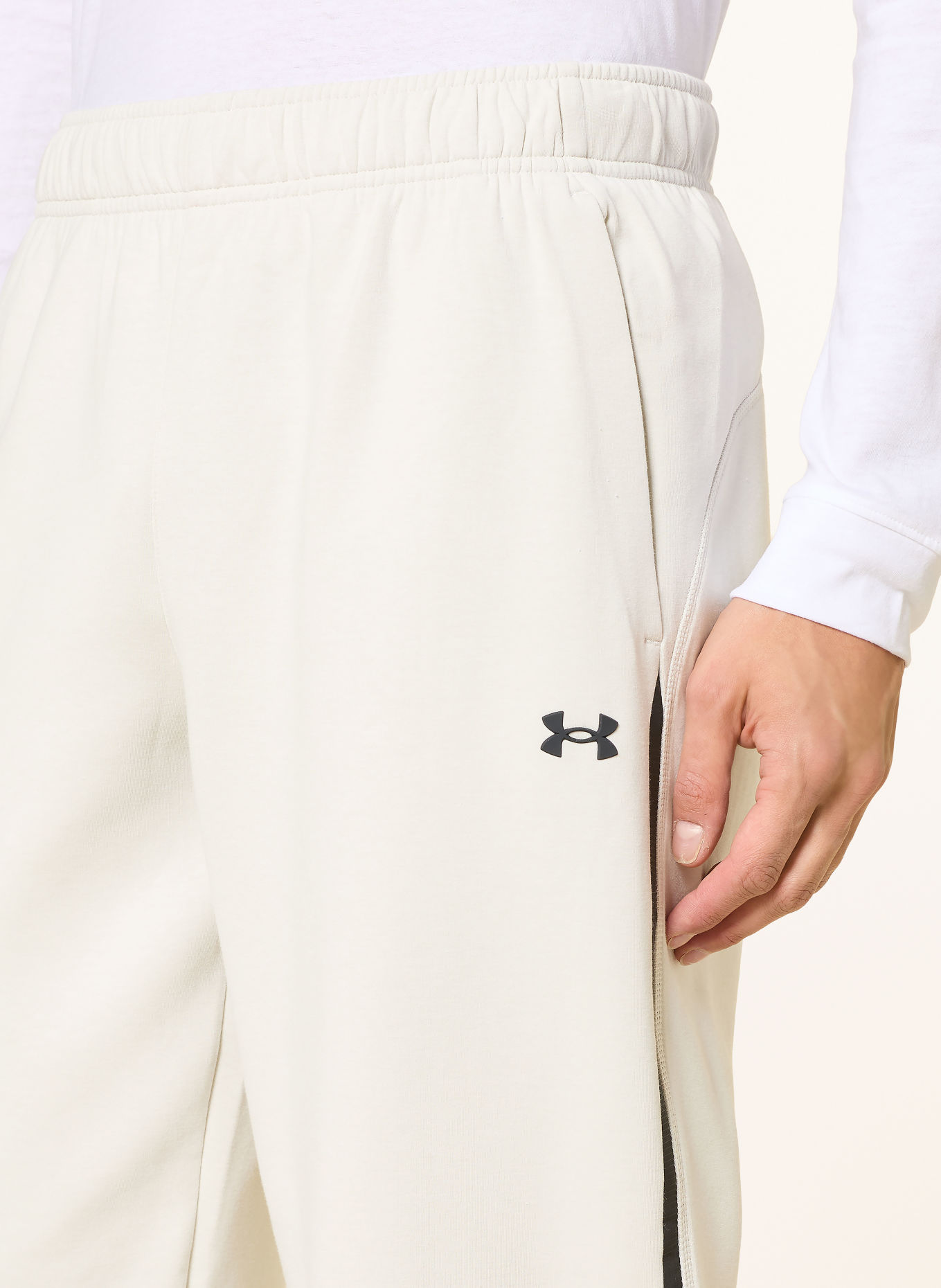 UNDER ARMOUR Pantalon en molleton UA UNSTOPPABLE FLEECE: BLANC