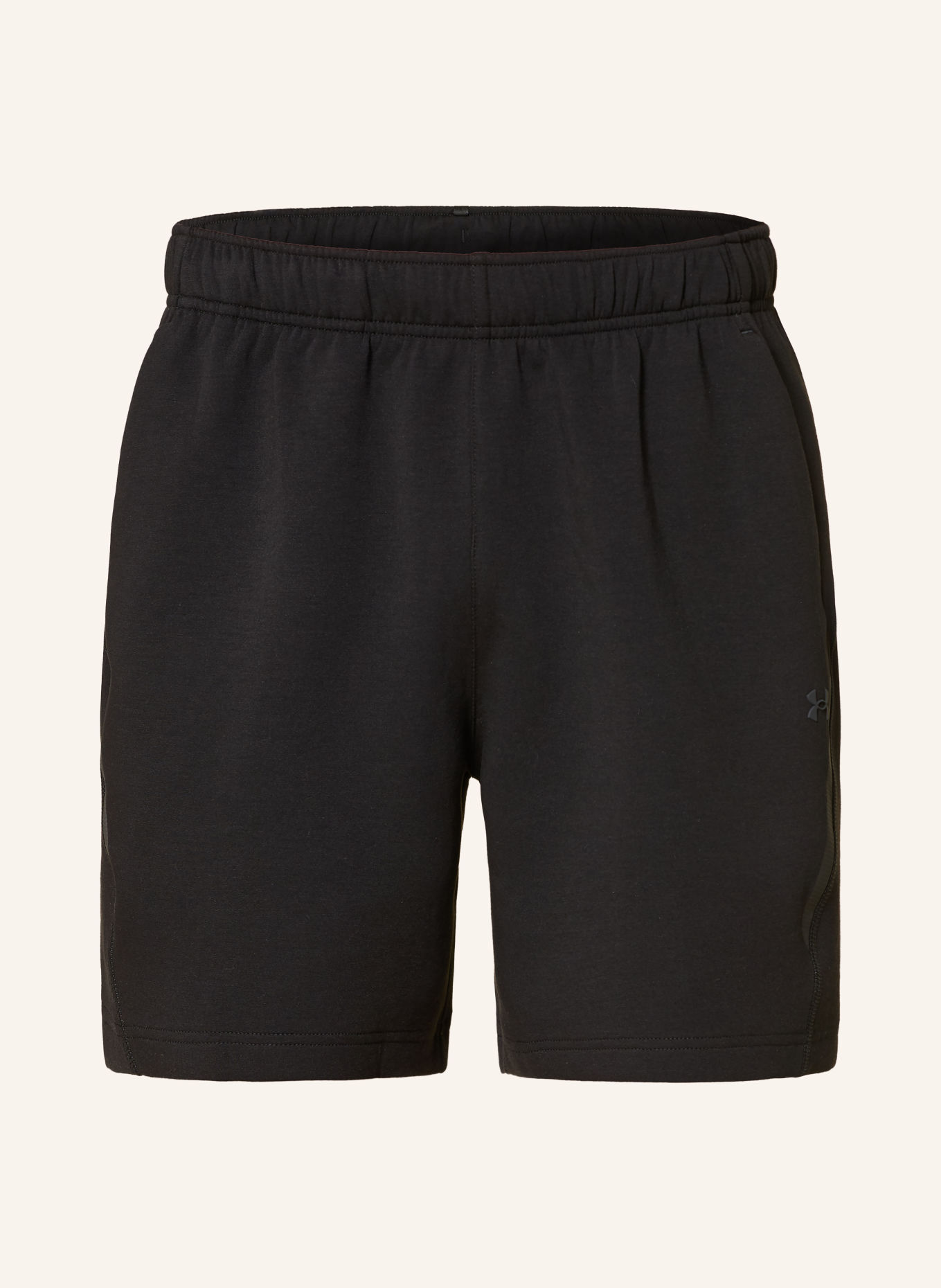 UNDER ARMOUR Short en molleton UA UNSTOPPABLE FLEECE: NOIR