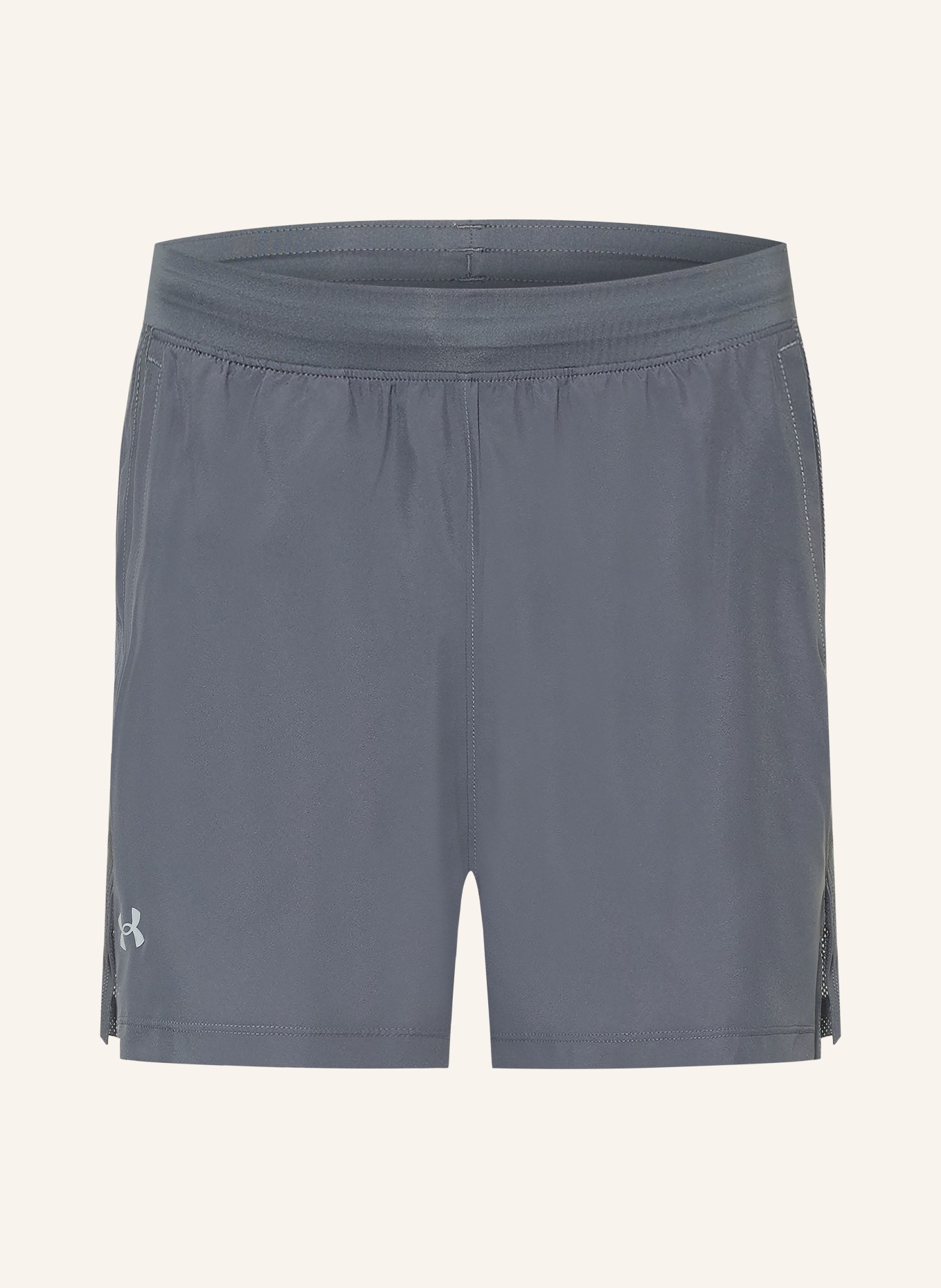 UNDER ARMOUR UA LAUNCH 2-in-1 running shorts: GRAY
