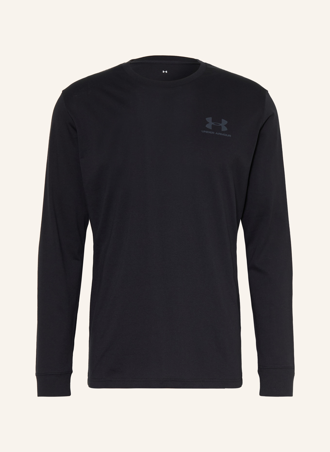 UNDER ARMOUR Longsleeve: SCHWARZ