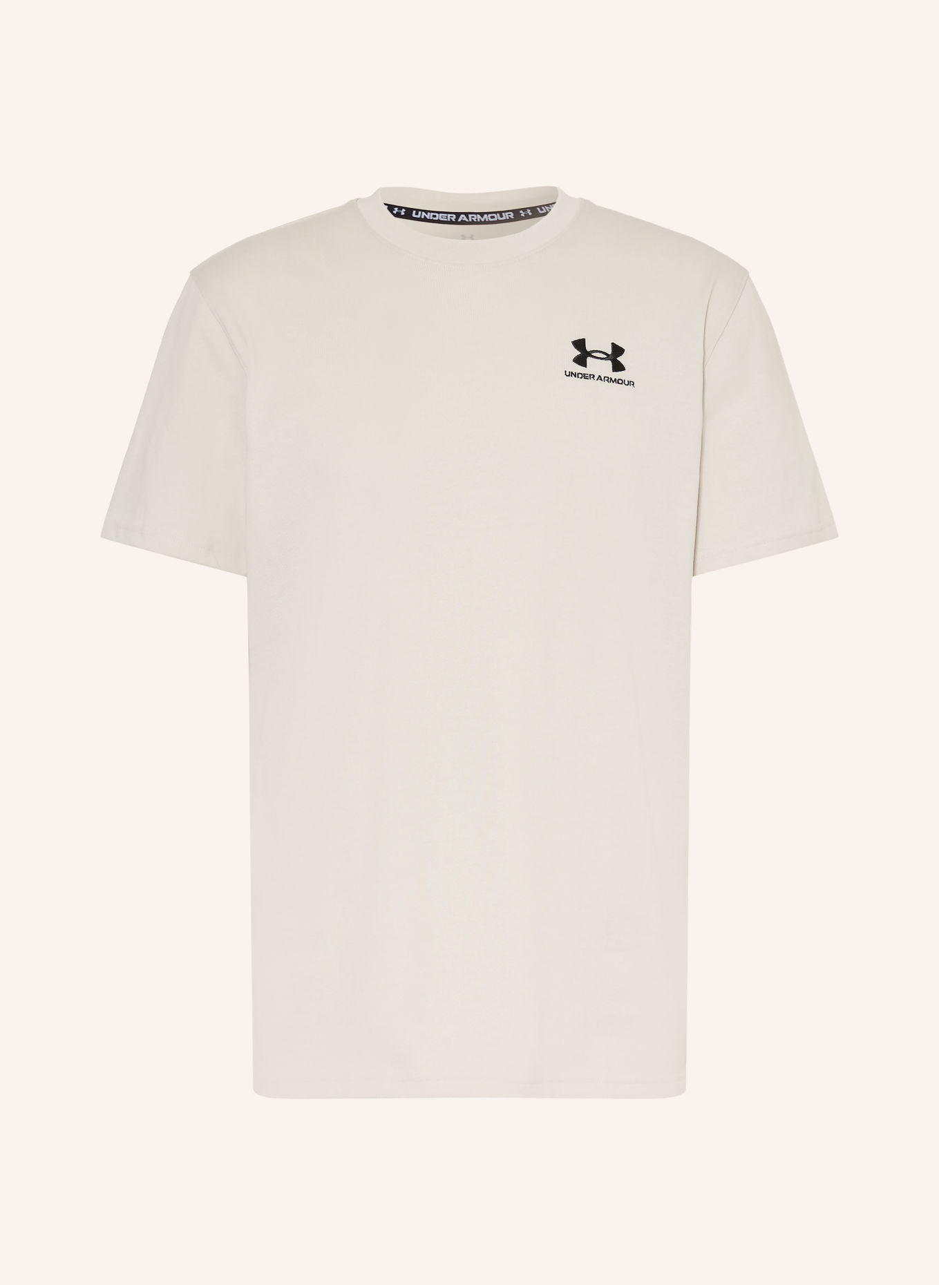 UNDER ARMOUR T-shirt UA HEAVYWEIGHT: CRÈME