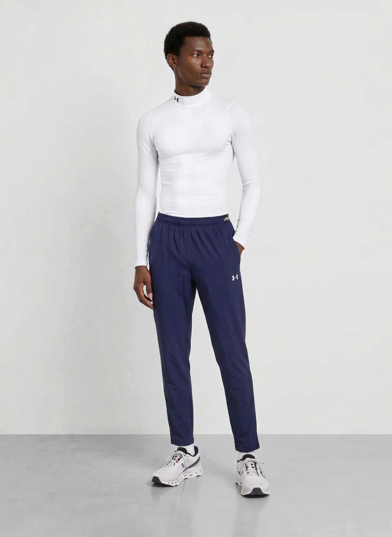 UNDER ARMOUR Funktionsshirt UA COLDGEAR®: WEISS