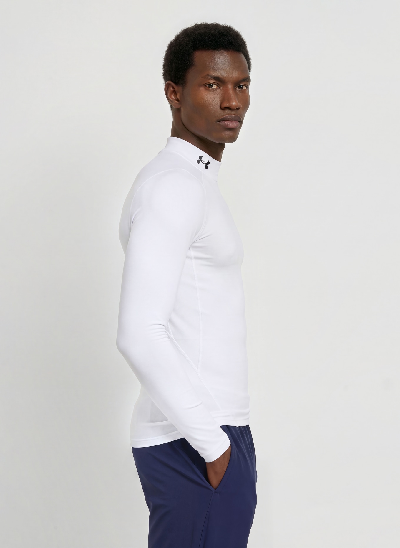 UNDER ARMOUR Funktionsshirt UA COLDGEAR®: WEISS