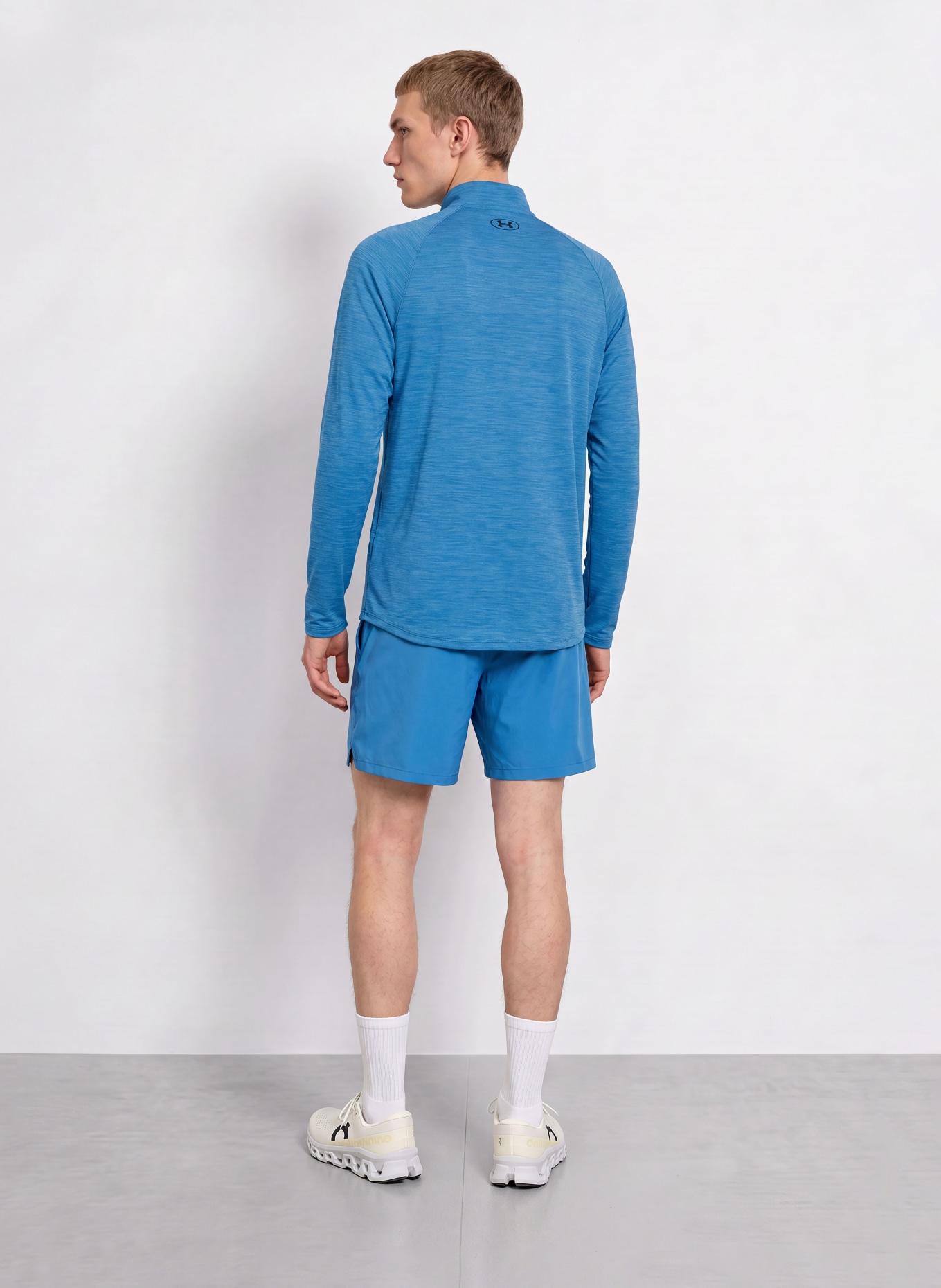 UNDER ARMOUR UA TECH™ TEXTURED Functional Shirt: BLUE
