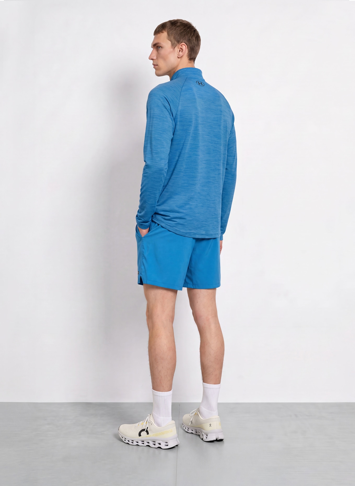 UNDER ARMOUR UA TECH™ TEXTURED Functional Shirt: BLUE