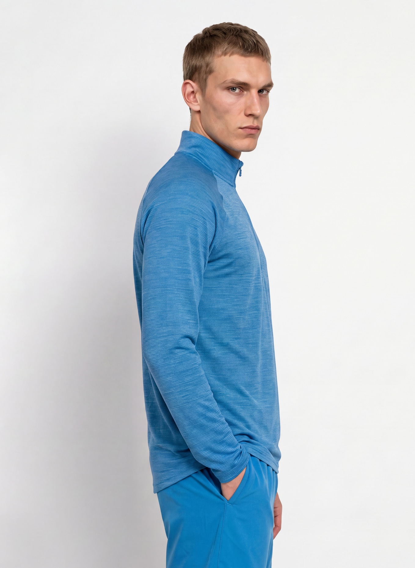 UNDER ARMOUR UA TECH™ TEXTURED Functional Shirt: BLUE
