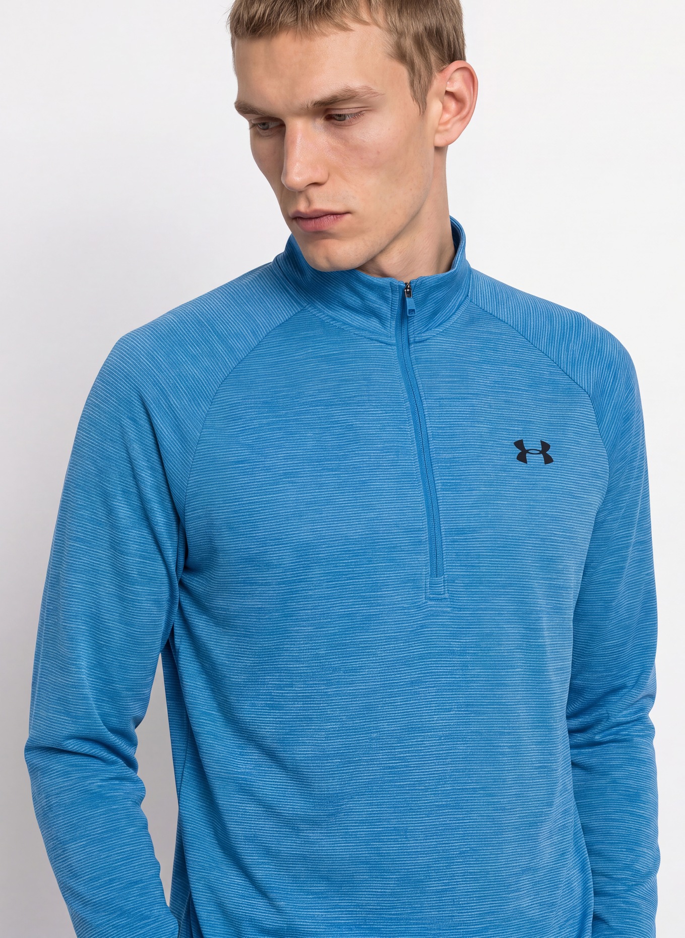 UNDER ARMOUR UA TECH™ TEXTURED Functional Shirt: BLUE