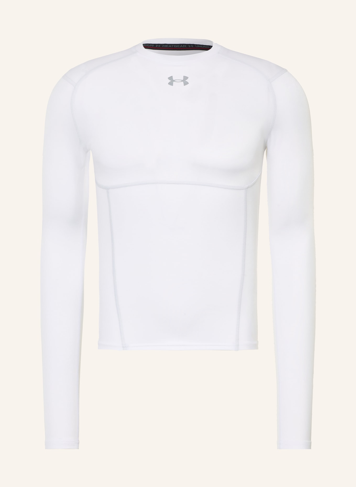 UNDER ARMOUR Funktionsshirt UA HEATGEAR® ELITE: WEISS